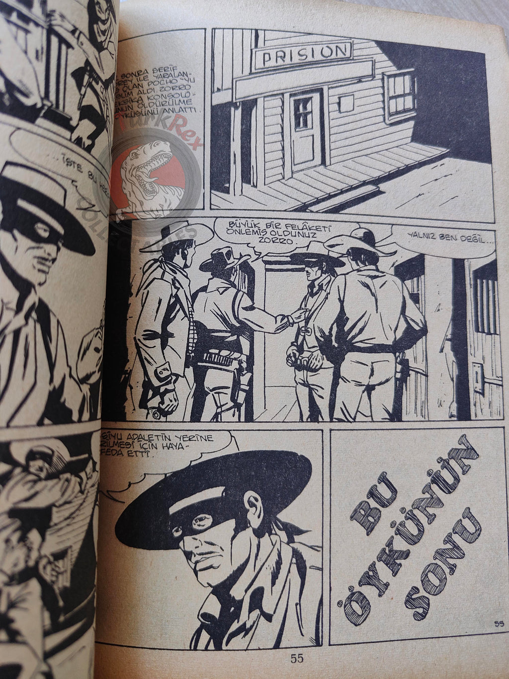 Zorro #6 1980s Turkish Comic Turkey Il Segno di Zorro Hondo