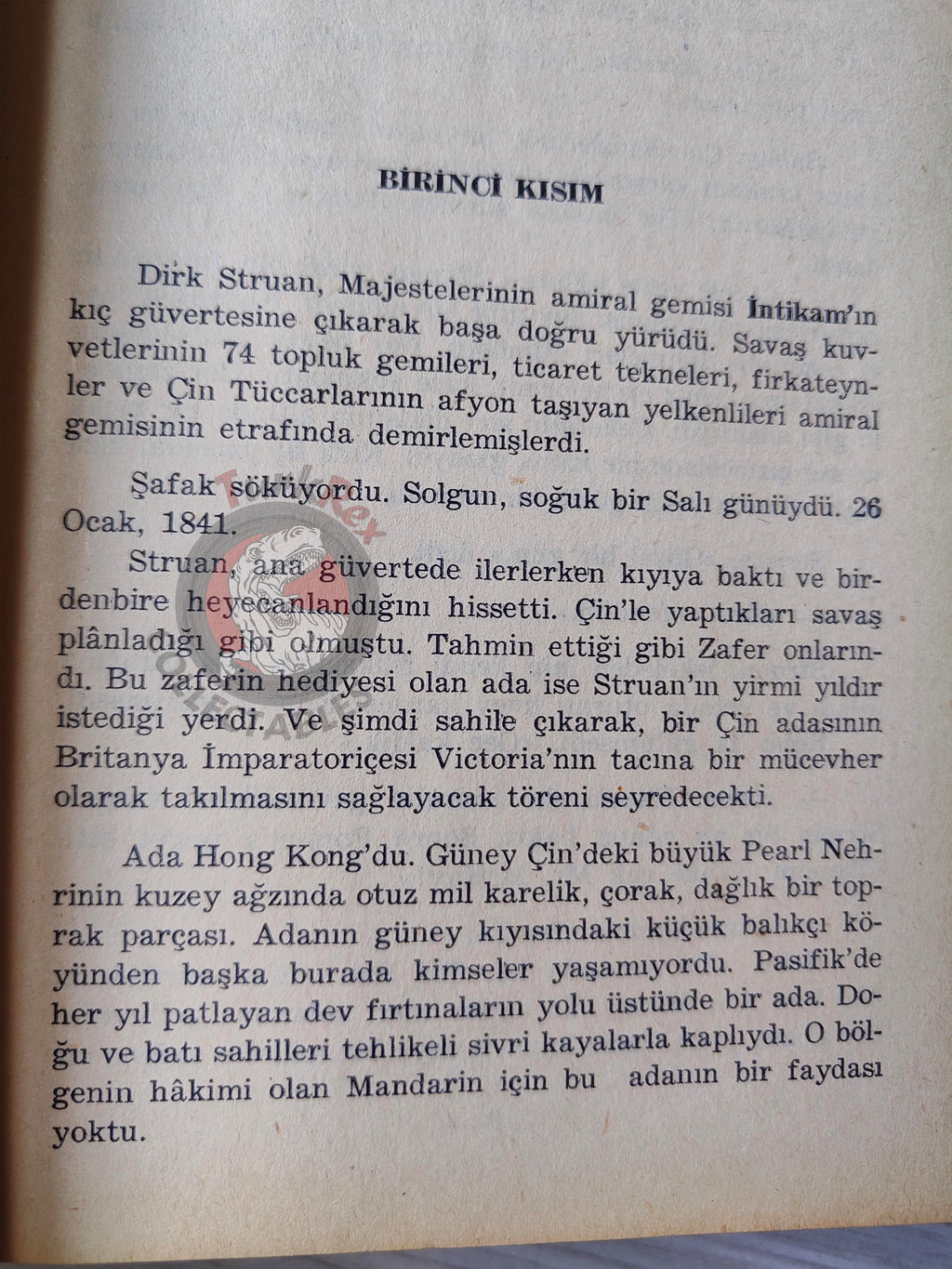 James Clavell – Tai-Pan 1972 1st HC/DJ Turkish Book Turkey