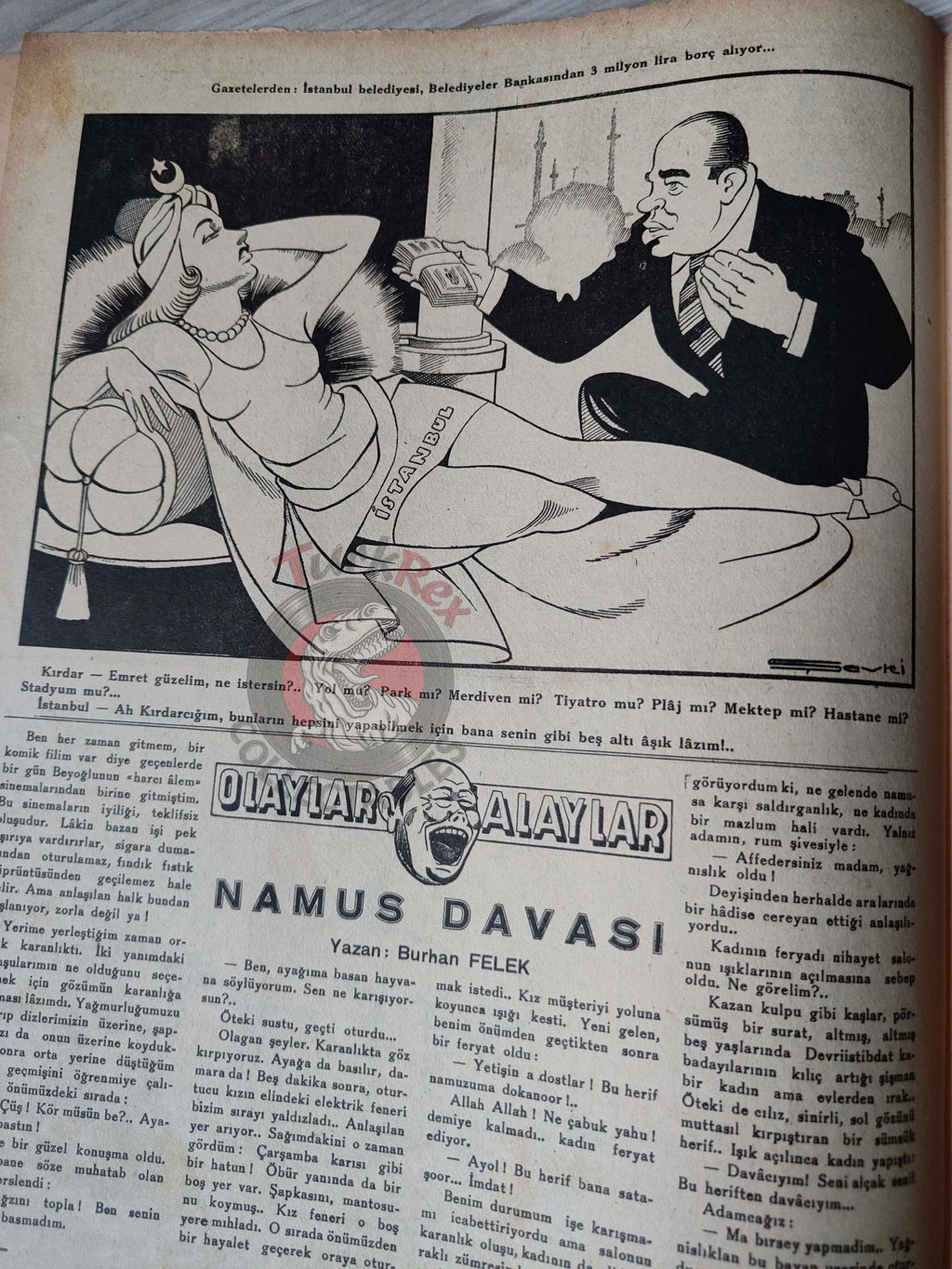 Akbaba 1945 Humor Magazine Turkish Turkey Germany Britain WW2 era United States Soviet Russia Japan