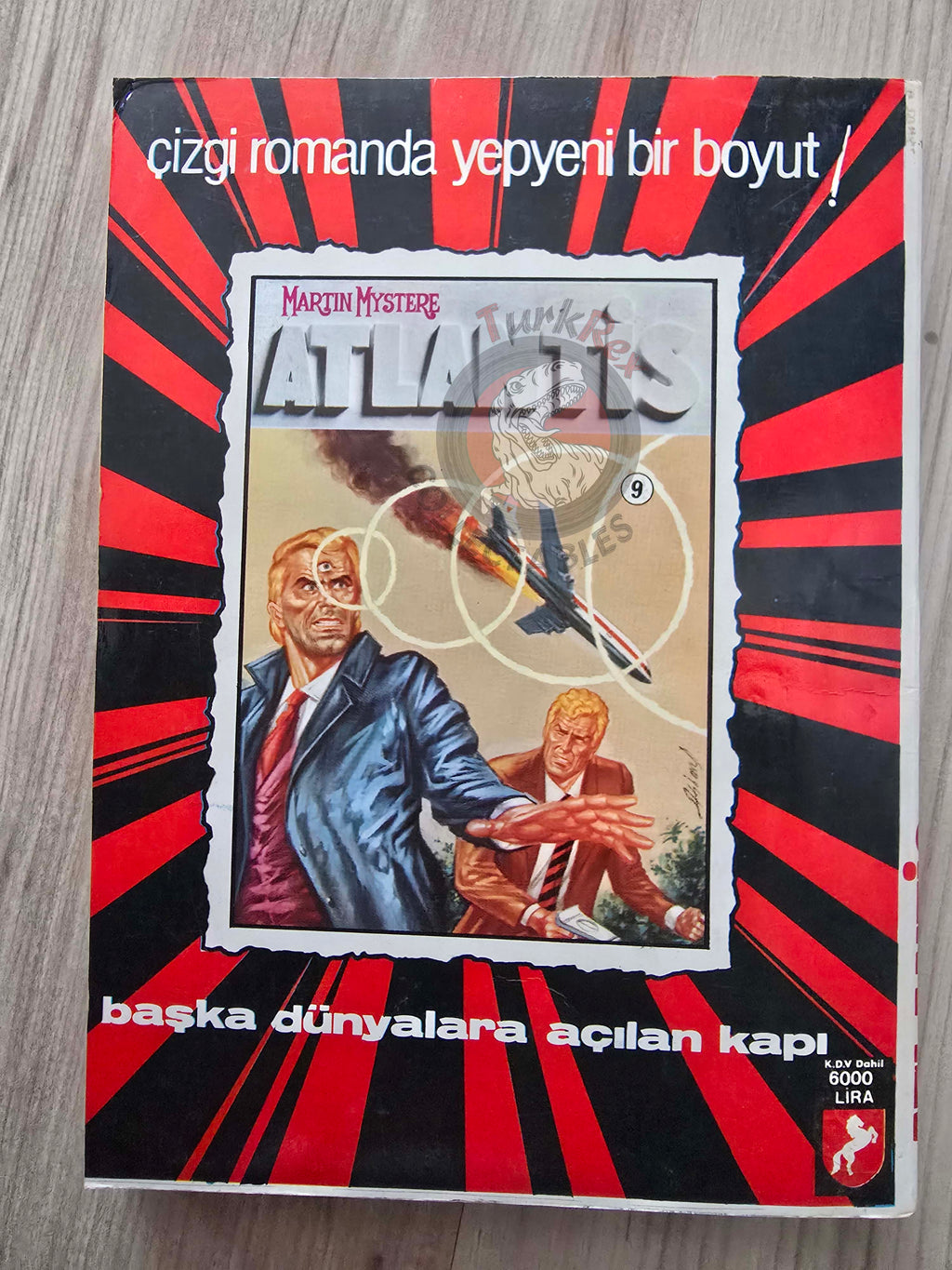 Martin Mystère #9 L’uomo dei Boschi 80s Turkish Comic Turkey #32 #24