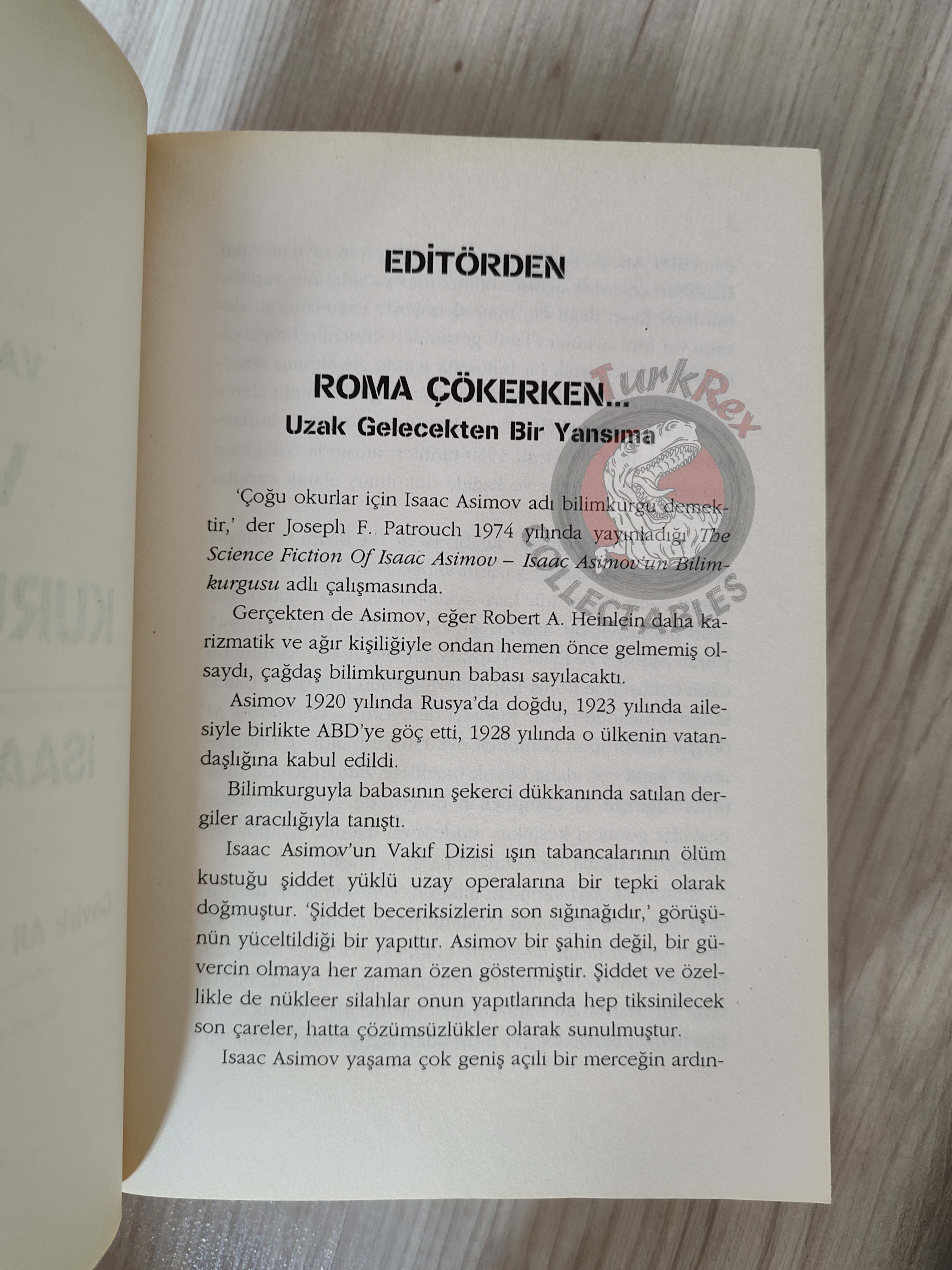 Isaac Asimov – Foundation Series Complete 7 Book Set Turkish Book Turkey