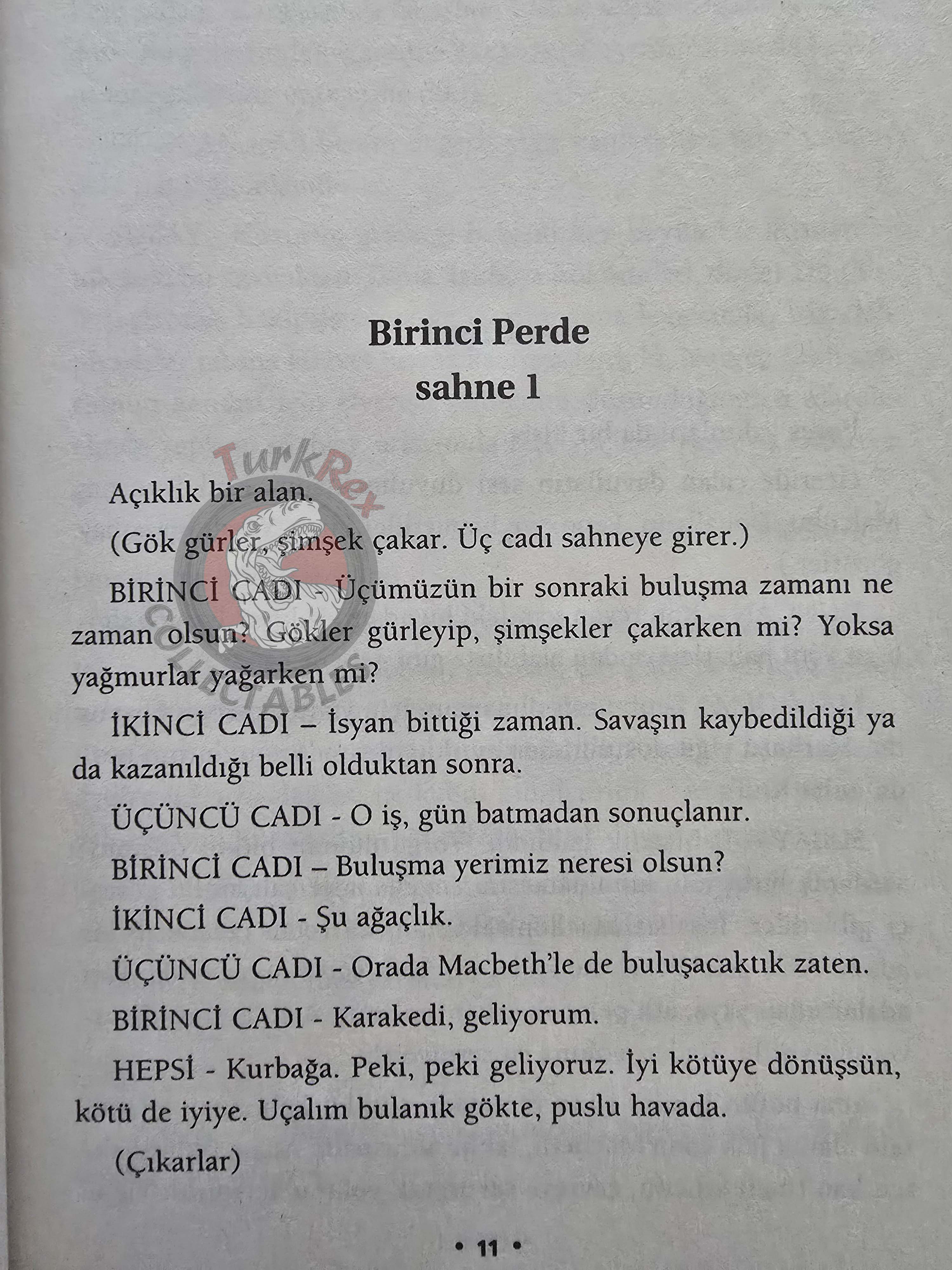 William Shakespeare – Macbeth 2007 Turkish Book Turkey