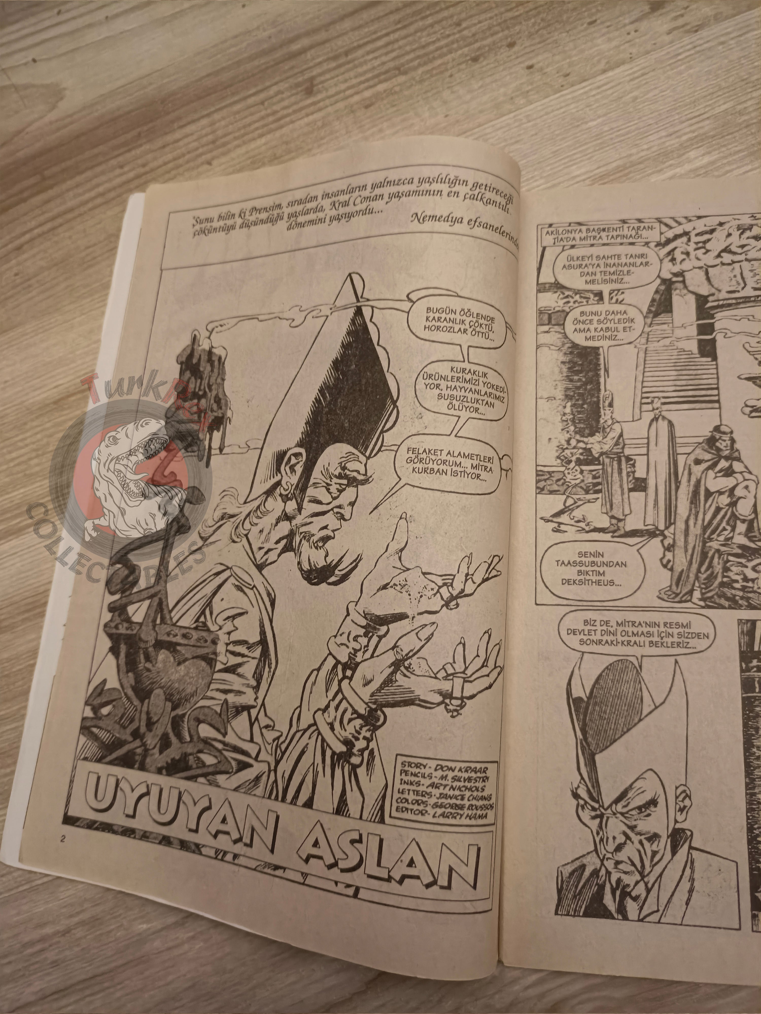 Kral Conan #36 King Conan #29 #30 Turkish Comic Turkey Ken Kelly Prince Conn