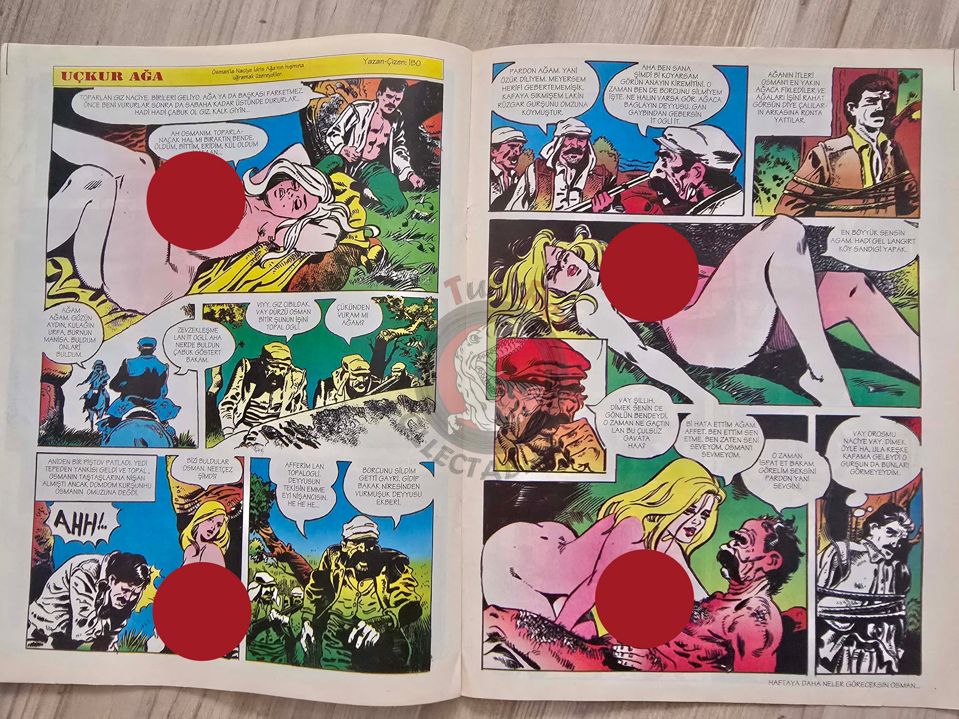 Eroskop #12 1993 Turkish Comic Turkey Erotic Mag Fuckerminator Terminator