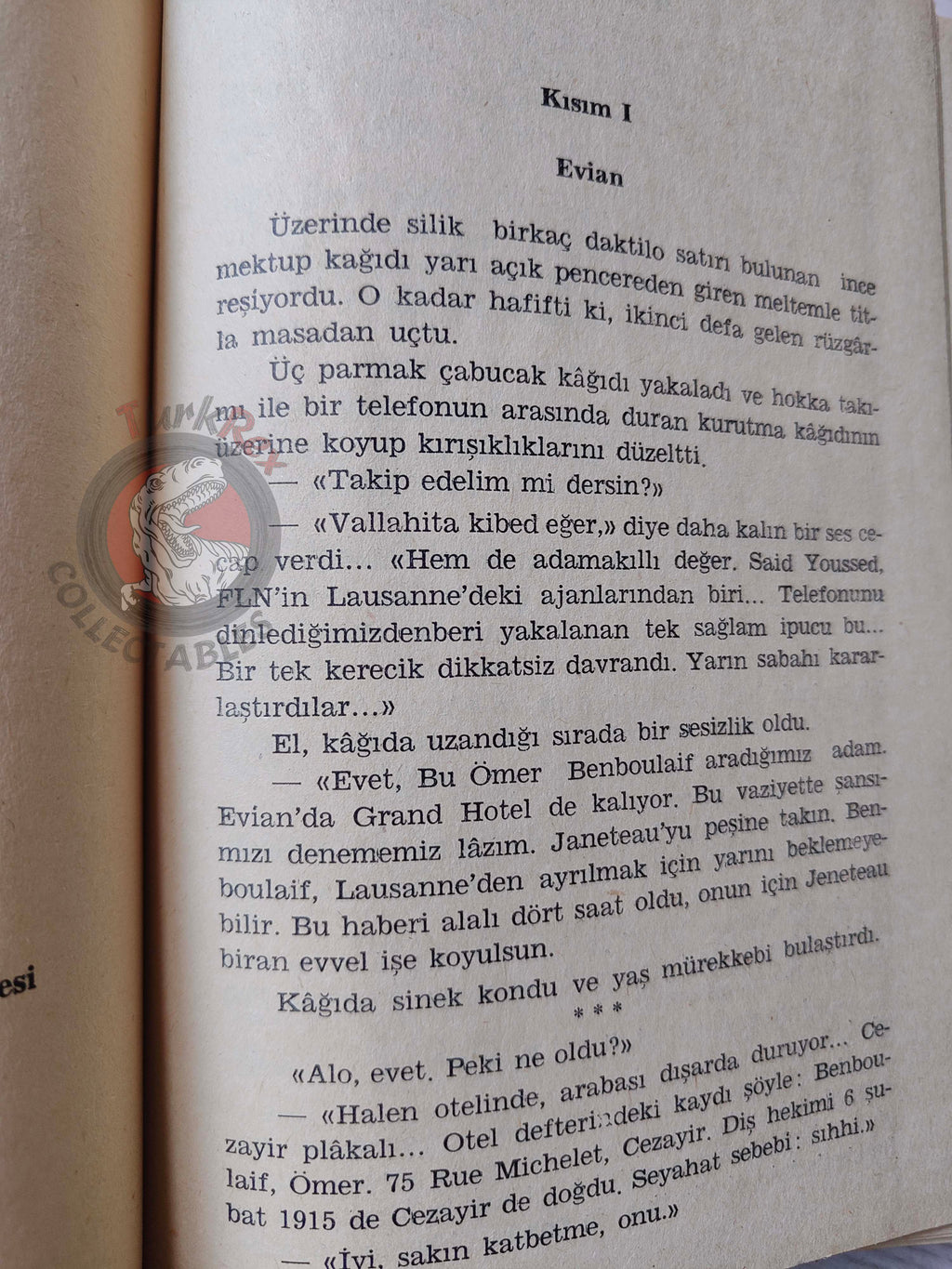 Cecil Saint-Laurent – Chérie, fais-moi peur / Bernadette 1965 1st HC/DJ Turkish Book Turkey