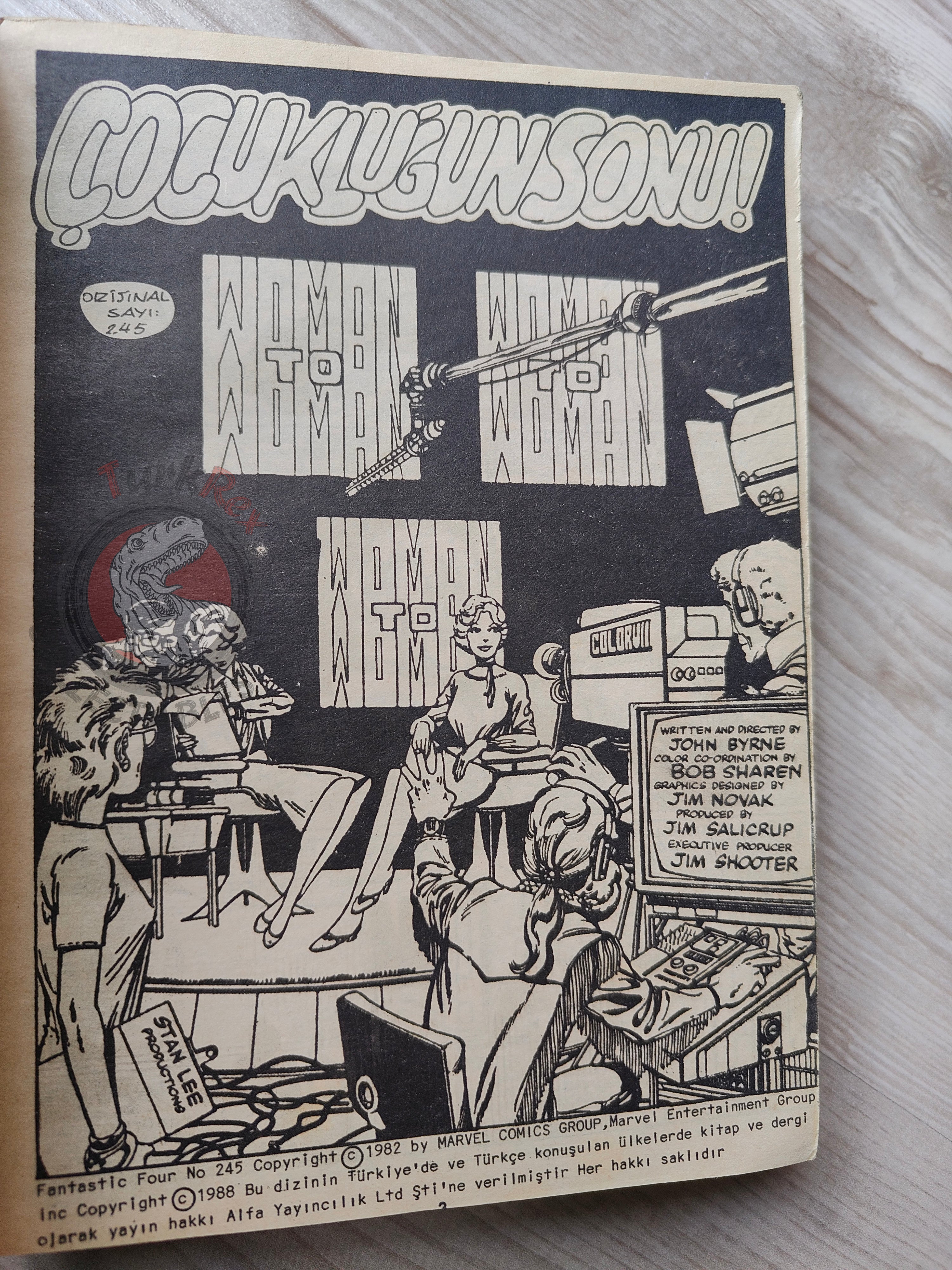 Fantastic Four Special Issue 1989 Turkish Comic Turkey #245 - #258