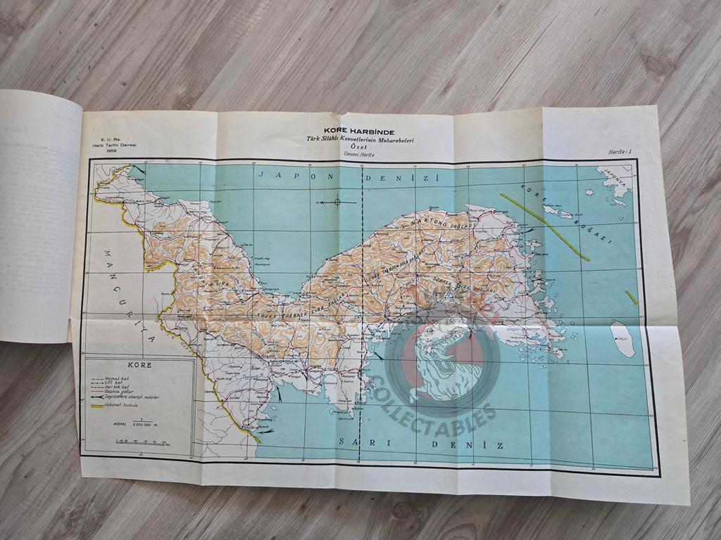 Turkish Armed Forces Operations in the Korean War 1950–1953 Turkey Book 1959 with Maps