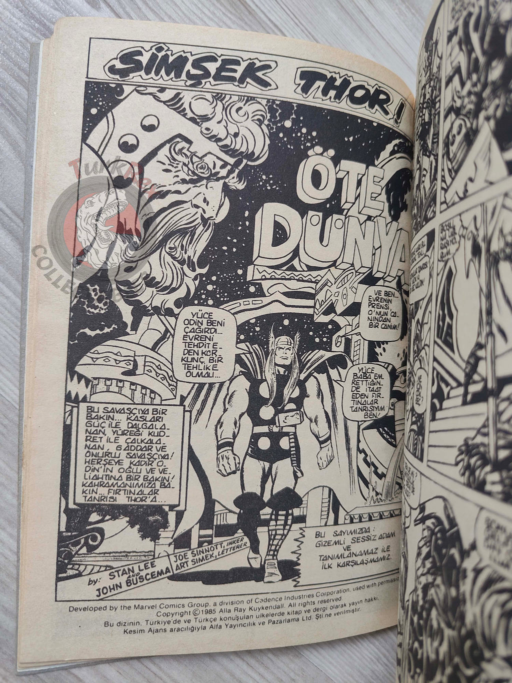 Thor #2 1985 Turkish Comic Turkey The Mighty Thor #183–187