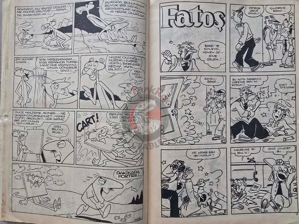 TV Heroes #22 The Jetsons Pink Panther Blondie Turkish Comic Turkey Vicky the Viking