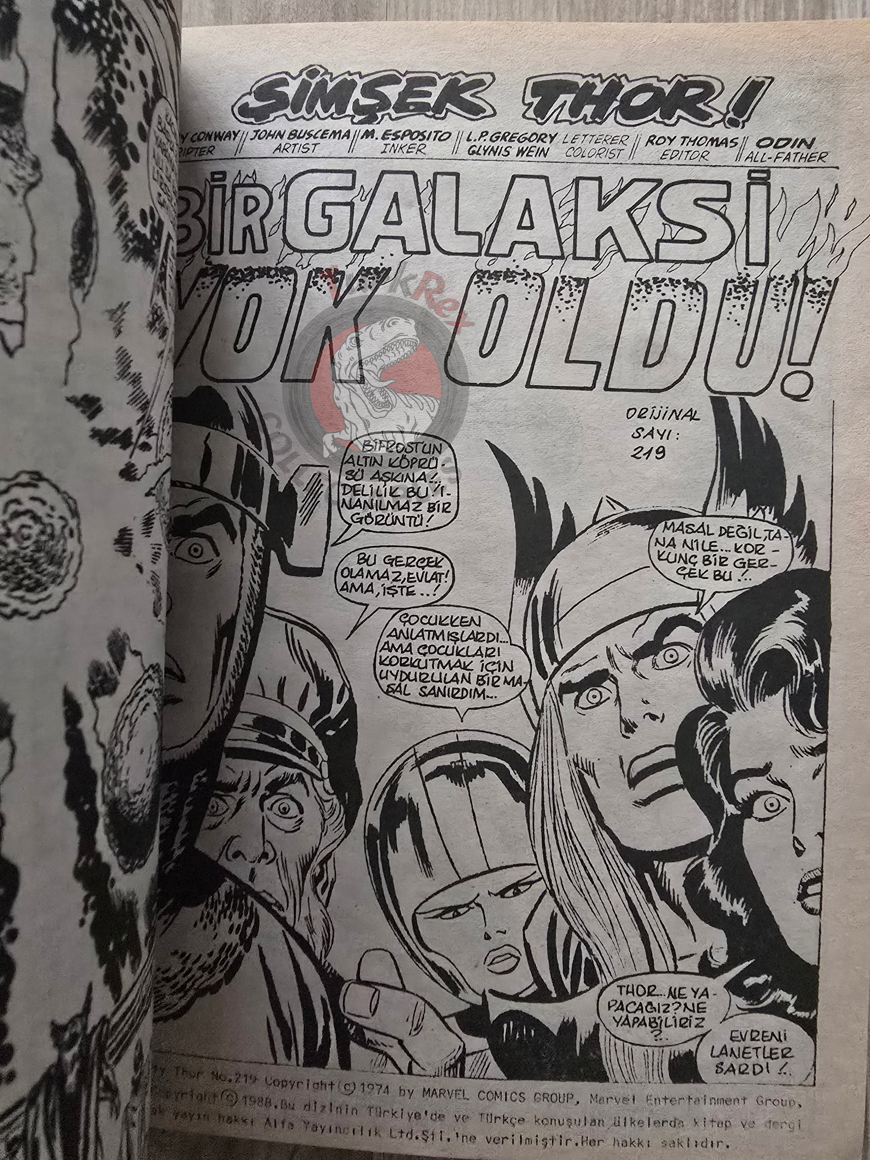 Thor Vol #6 1987 Turkish Comic Turkey The Mighty Thor #183–187 #217–219