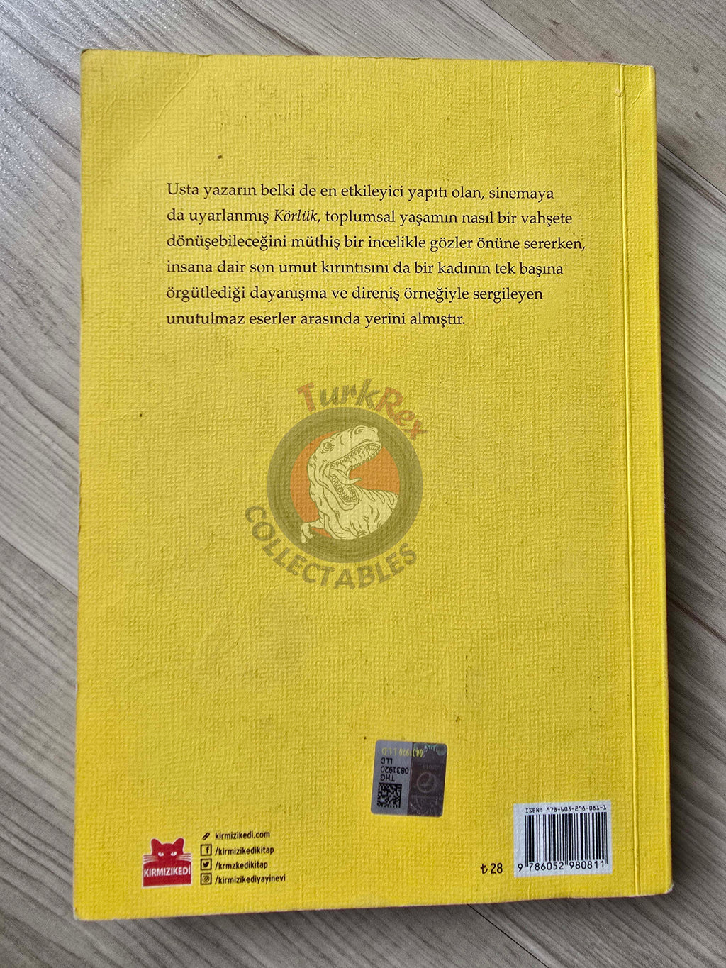 José Saramago – Blindness 2018 Turkish Book Turkey