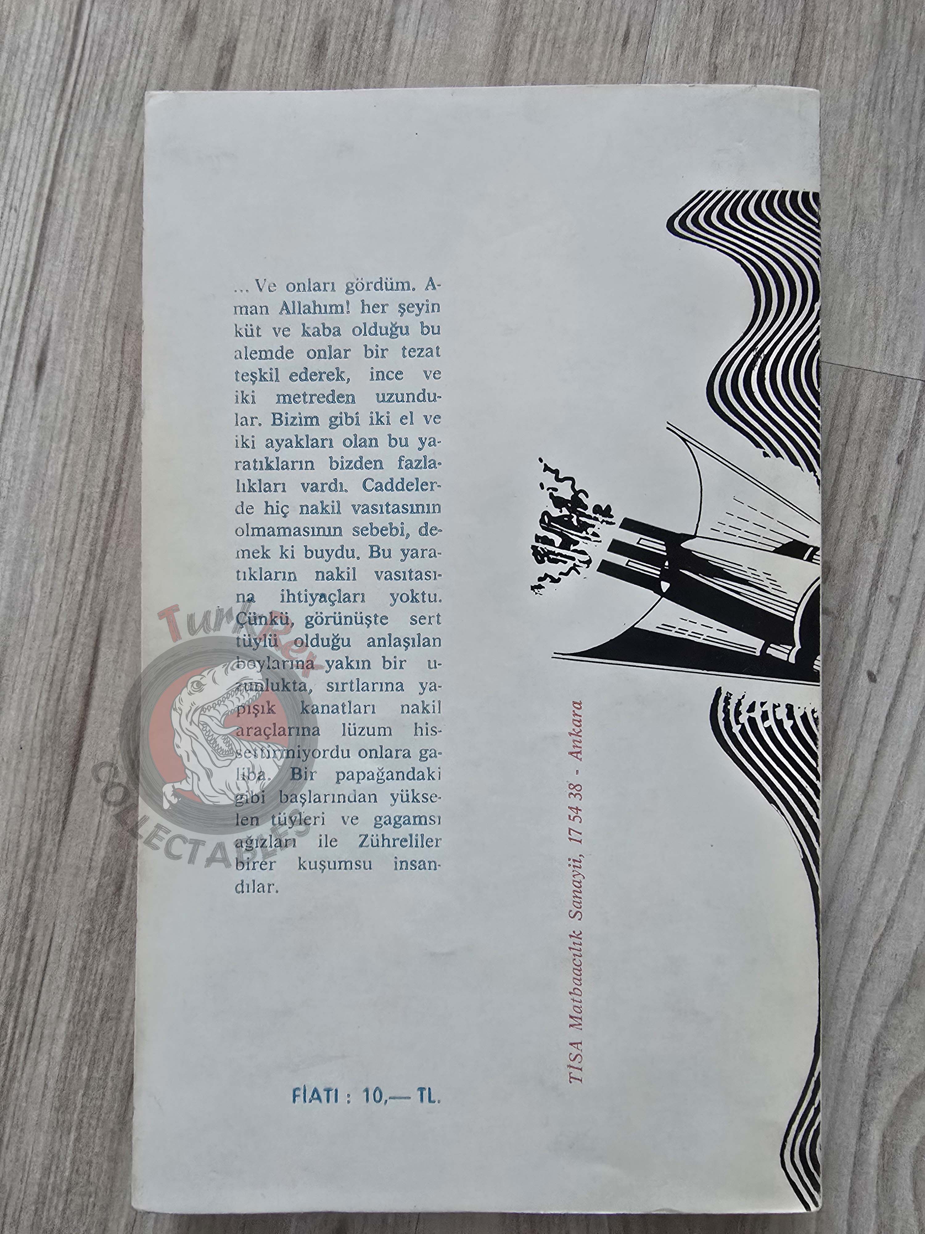 Metin Atak  – Planets at War 1971 1st Turkish Book Turkey