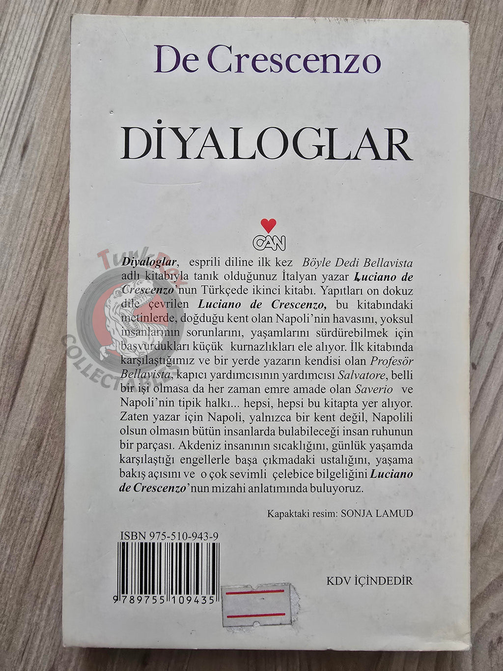 Luciano De Crescenzo – I Dialoghi 1999 1st Turkish Book Turkey