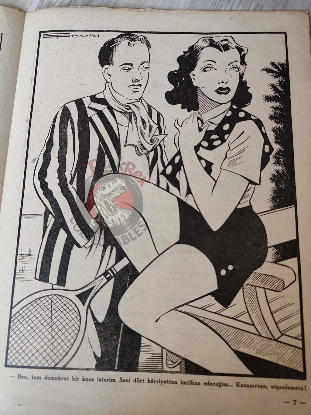 Akbaba 1945 Humor Magazine Turkish Turkey Soviet Russia WW2 era Italy United States Britain