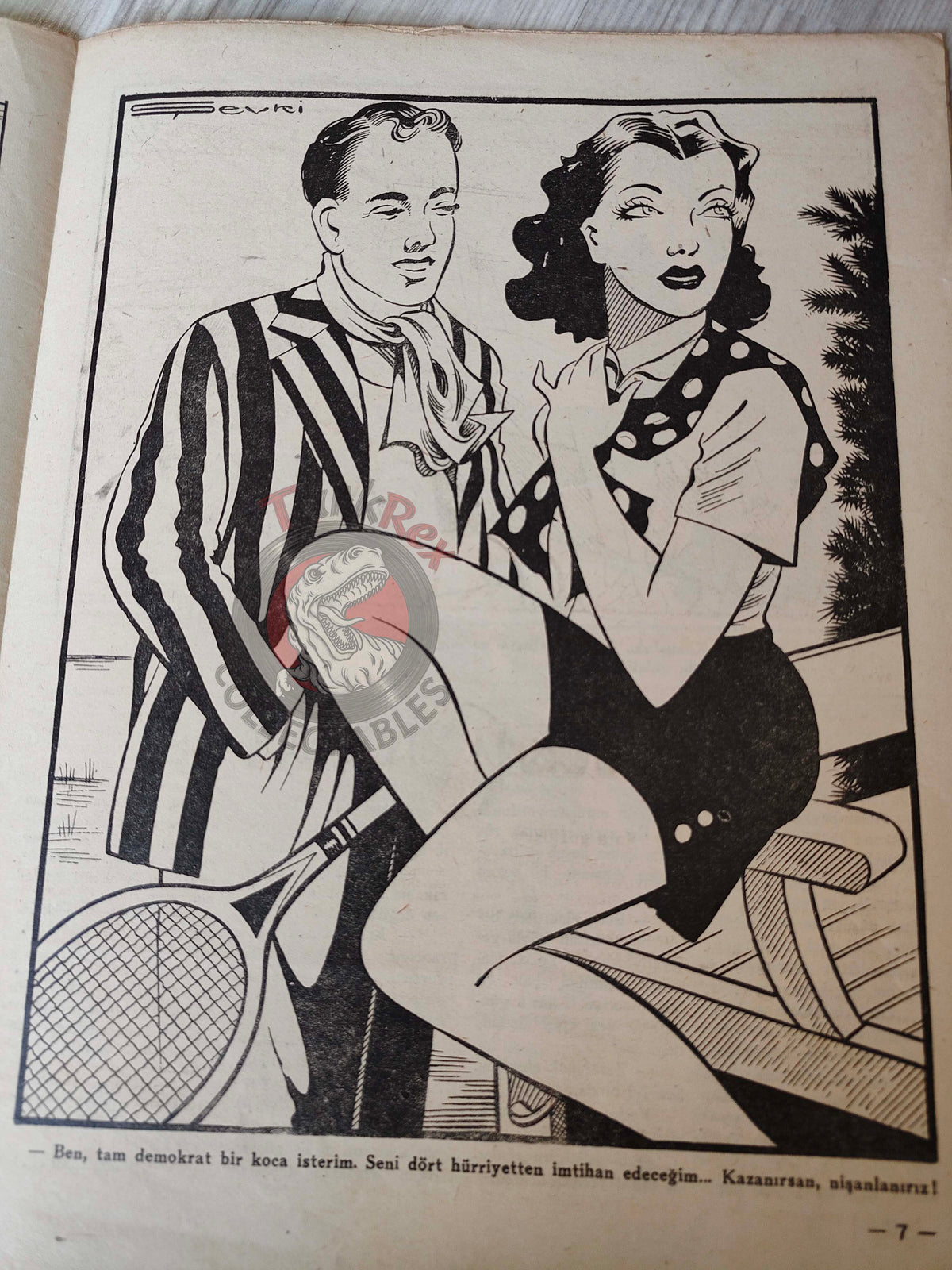 Akbaba 1945 Humor Magazine Turkish Turkey Soviet Russia WW2 era Italy United States Britain
