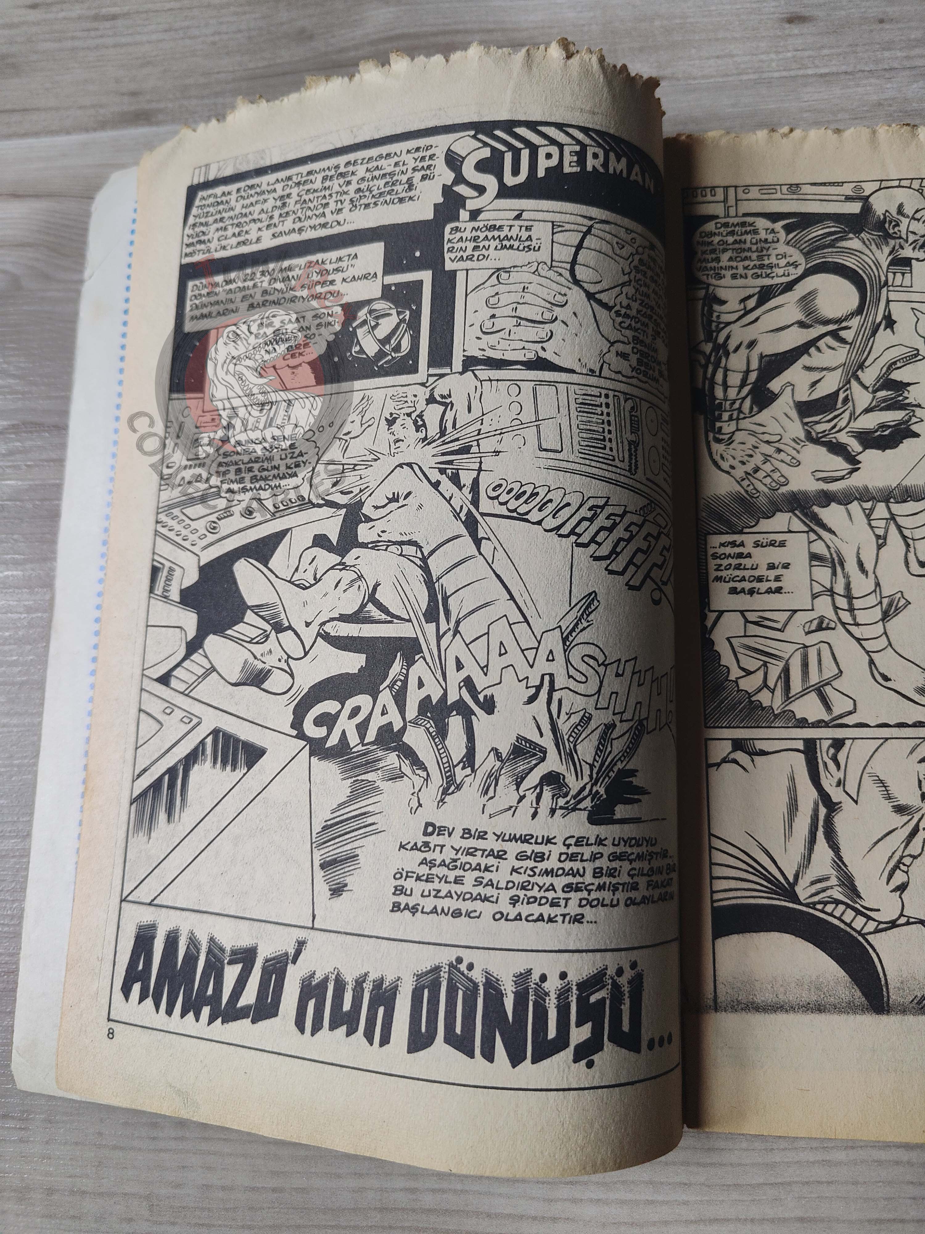 Superman #28 1980 Turkish Comic Turkey #347 Action Comics  #480 #481