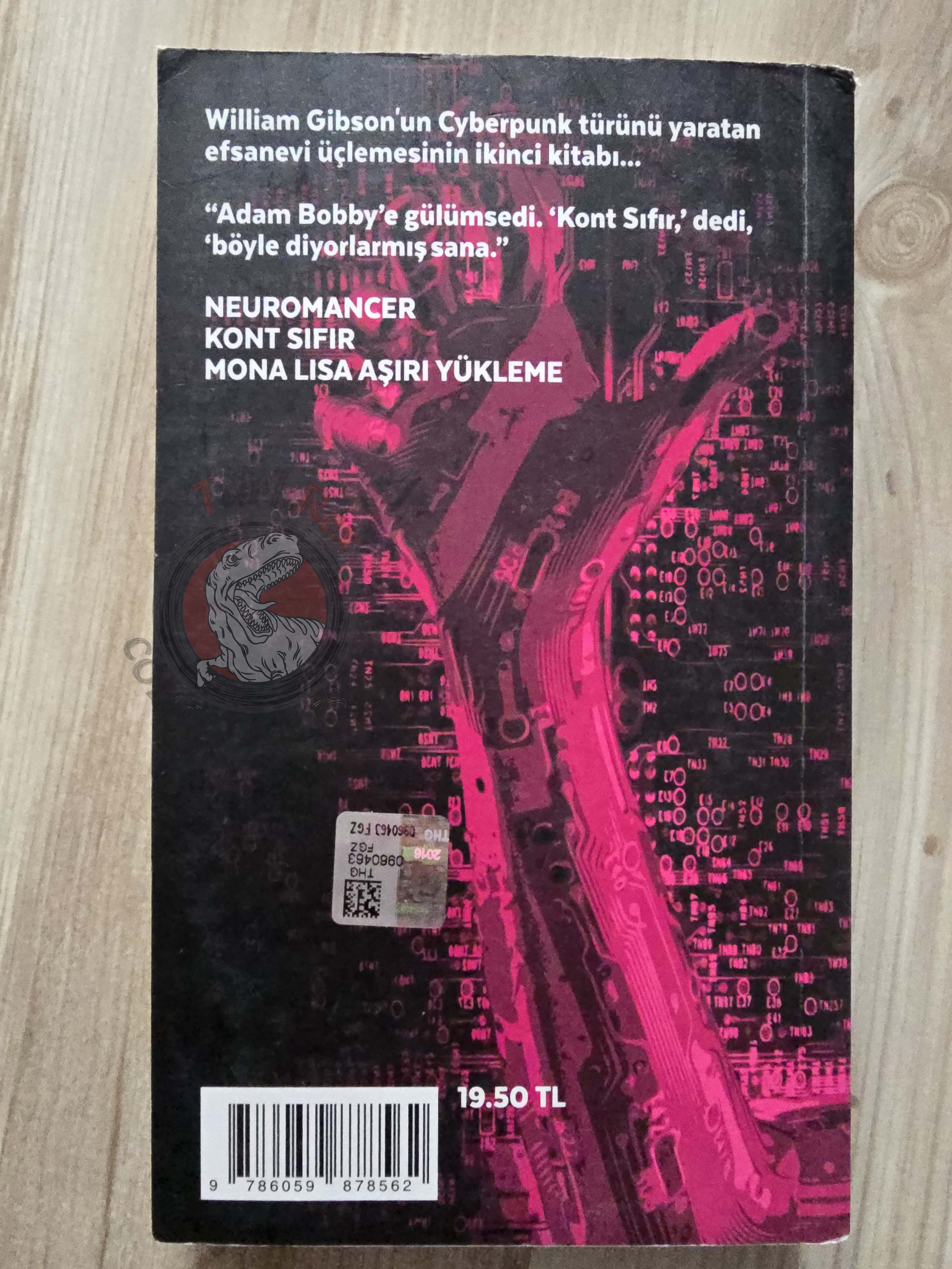 William Gibson – Count Zero 2016 Turkish Book Turkey The Neuromancer Trilogy