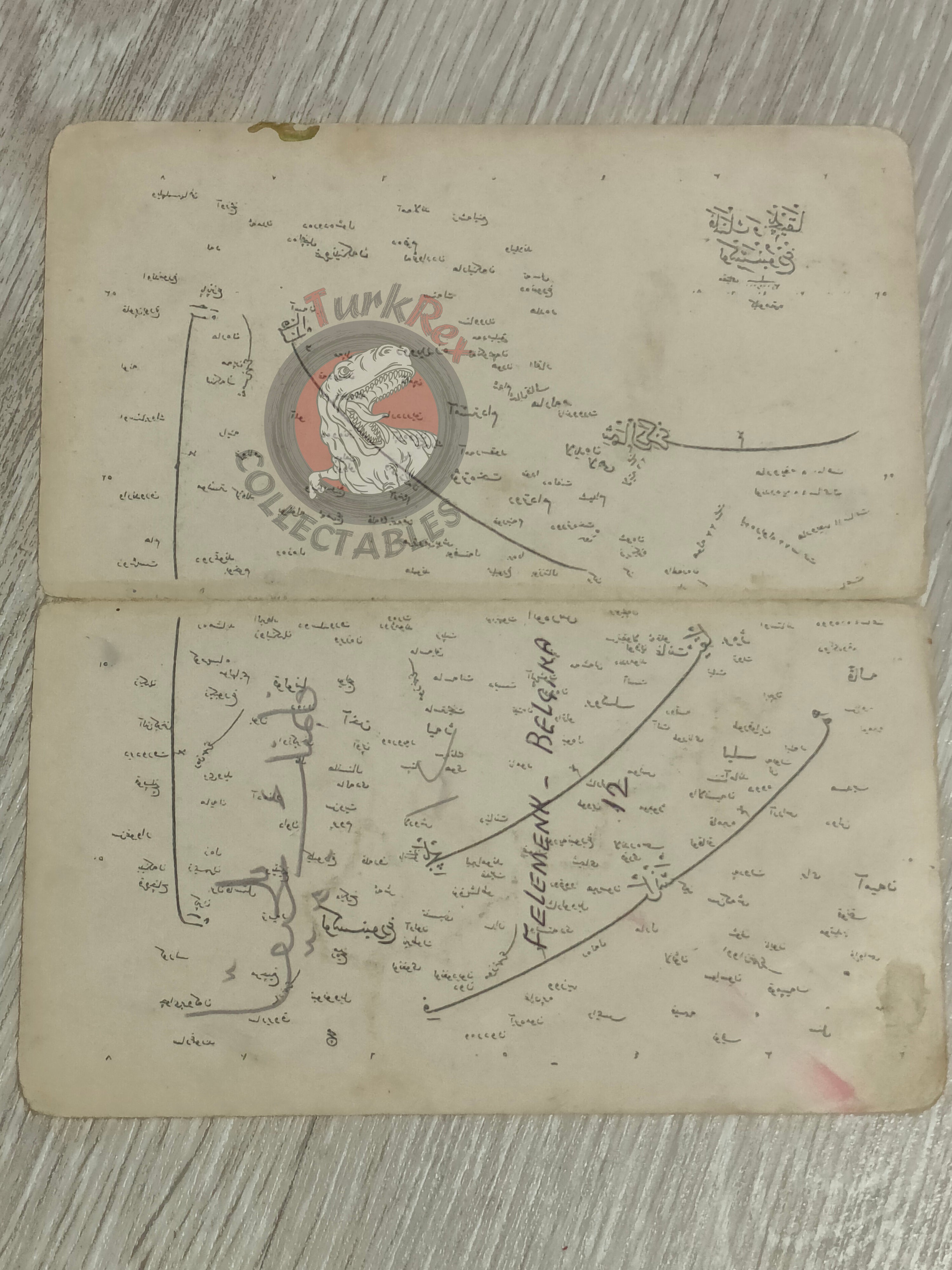 Netherlands 1906 Ottoman Atlas Map Ottoman Empire Europe Belgium Germany Luxembourg