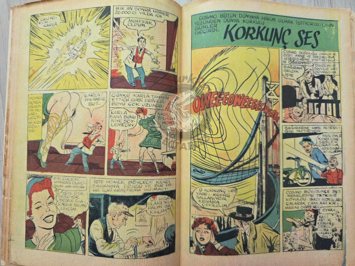 Çocuk Haftası Magazine 1962 Hansel and Gretel Turkish Comic Turkey