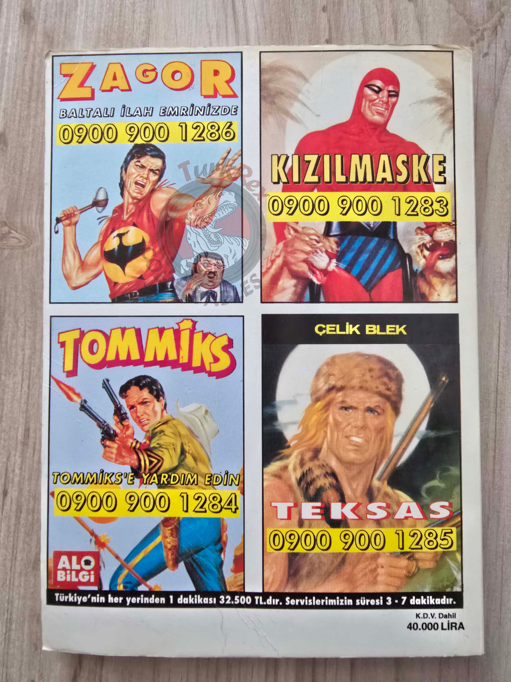 Martin Mystère #40 La Piramide Nera 80s Turkish Comic Turkey #96 #99
