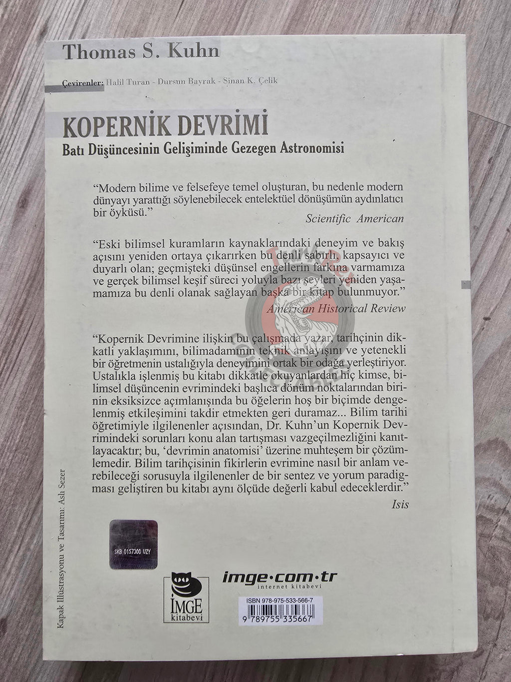 Thomas S. Kuhn – The Copernican Revolution 2007 1st Turkish Book Turkey