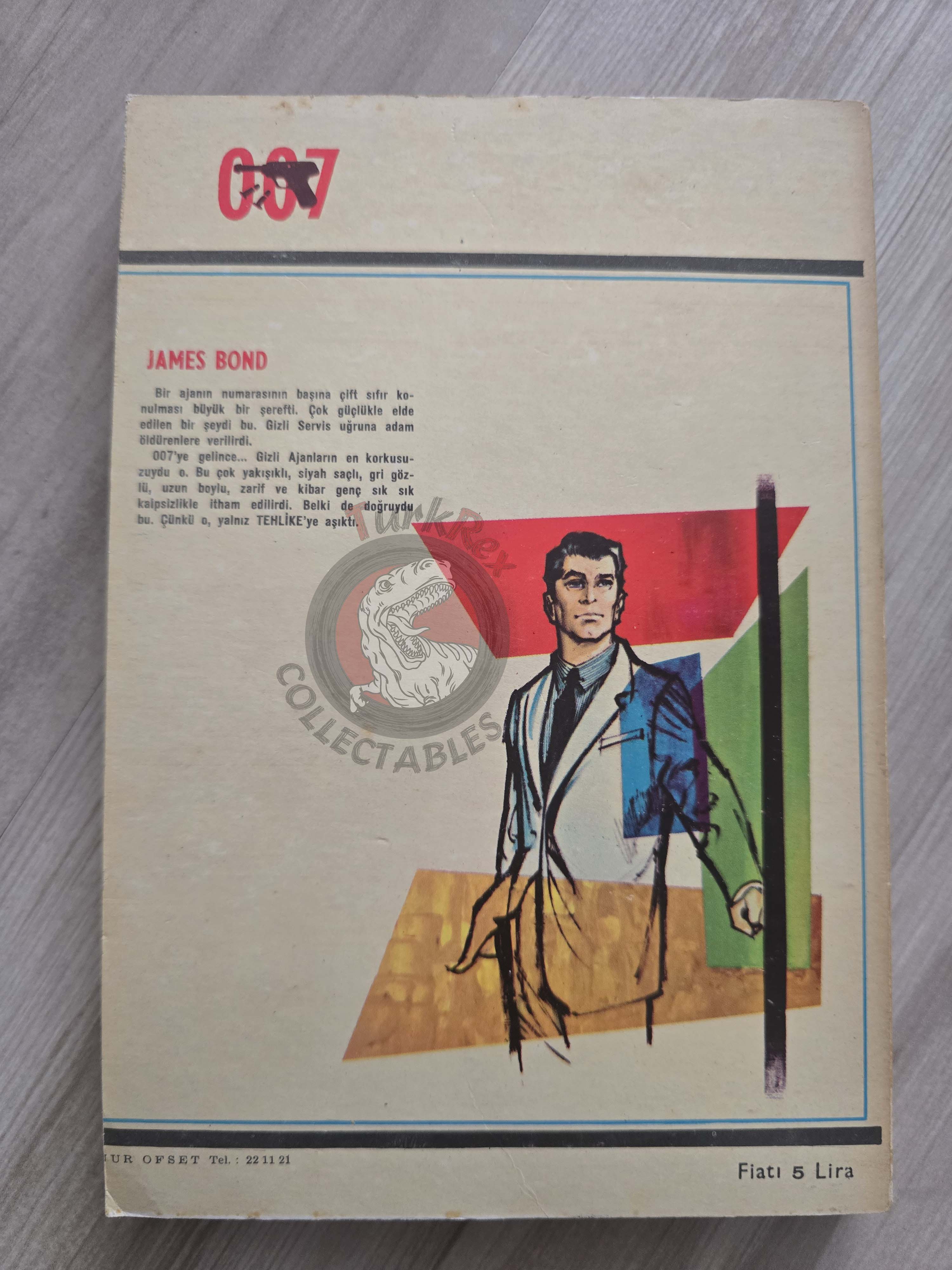 James Bond - Goldfinger 1965 Turkish Book Turkey Ian Fleming