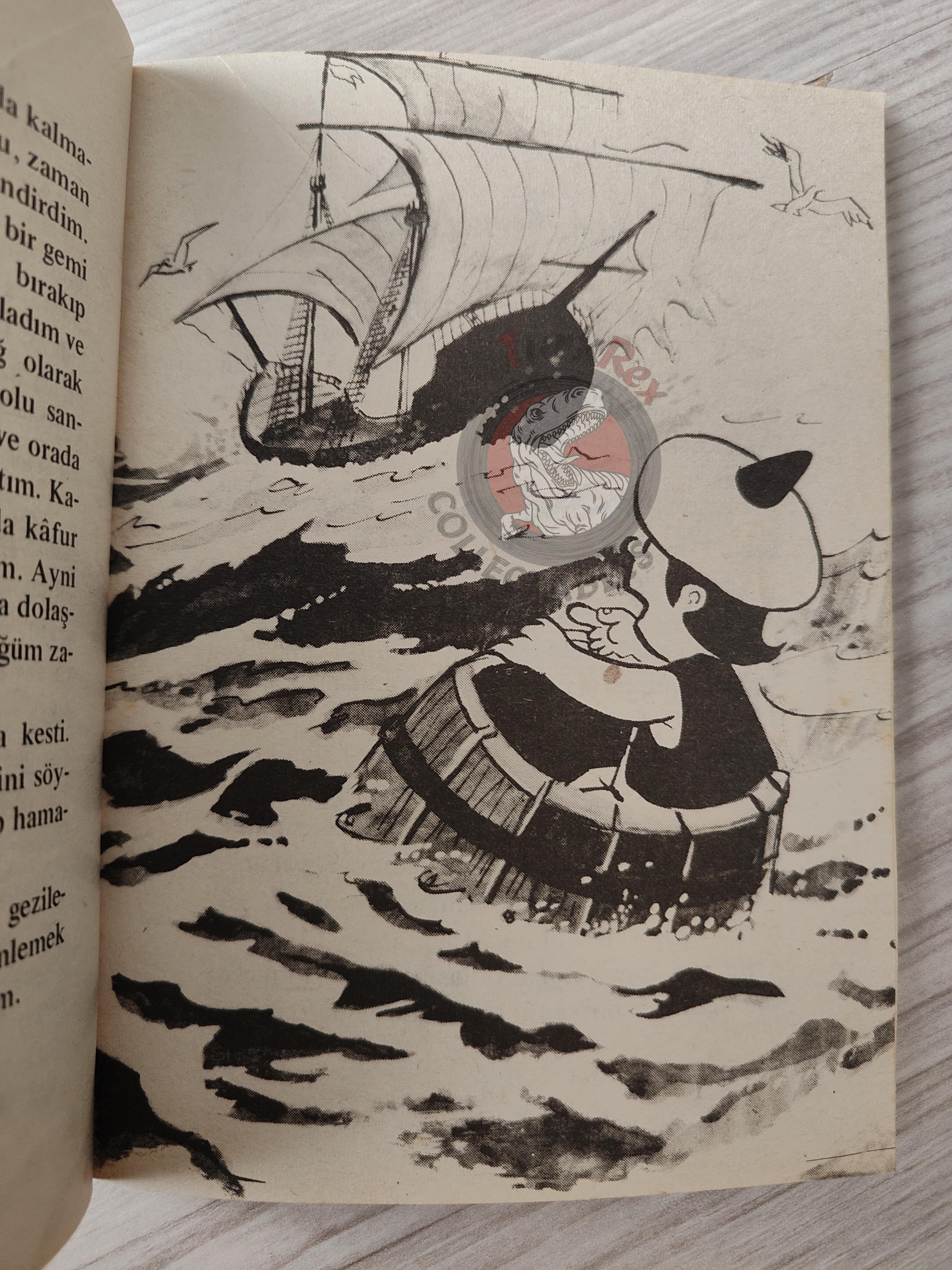Sinbad the Sailor 1978 Turkish Book Turkey 1001 Nights Illustrated