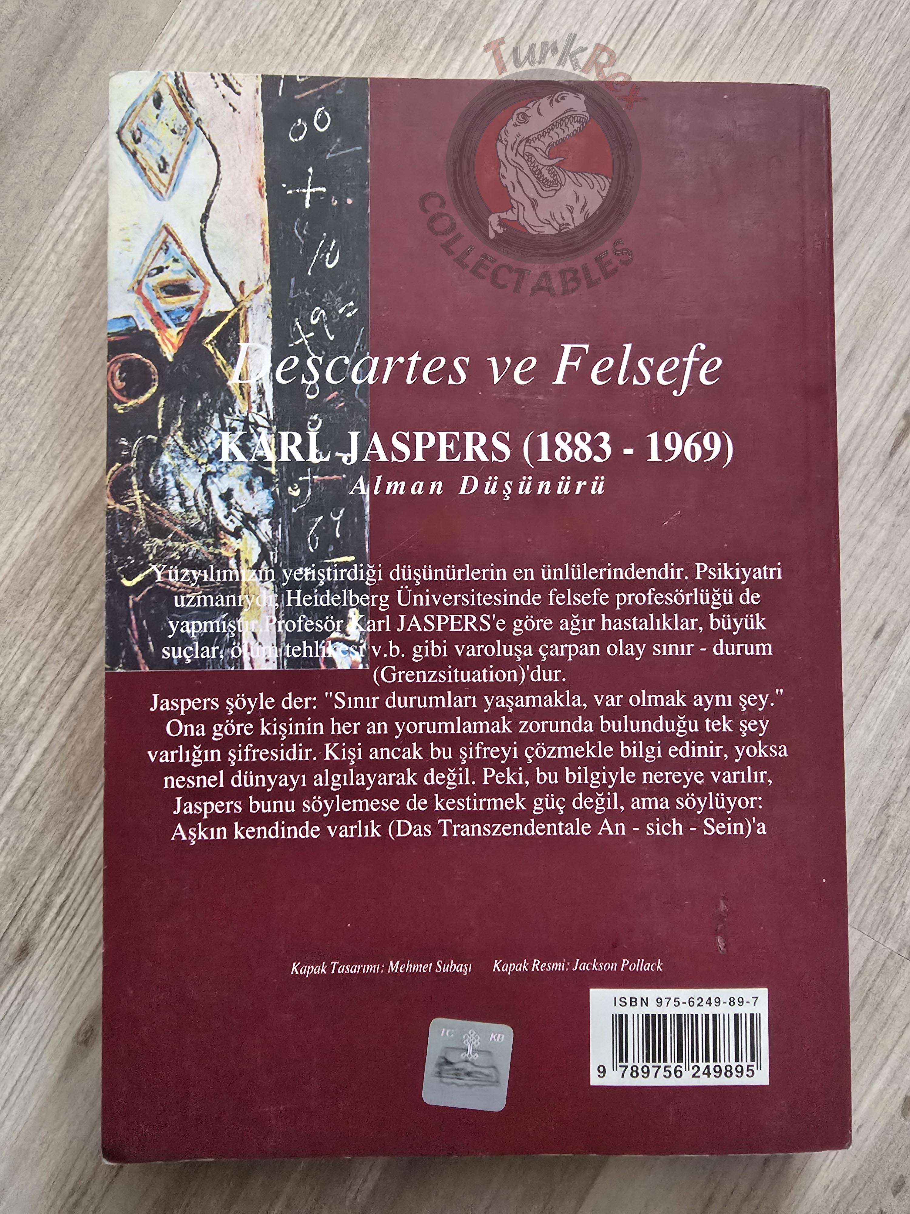 Karl Jaspers – Descartes and Philosophy  2005 Turkish Book Turkey