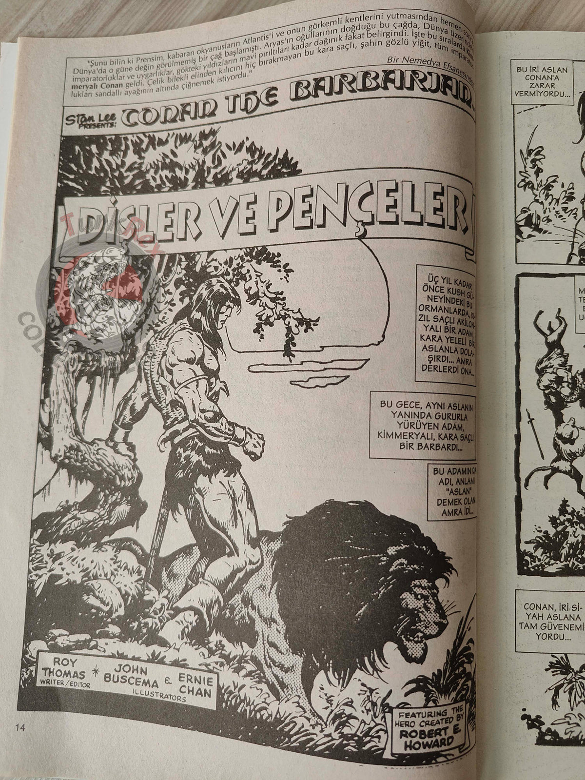Conan The Barbarian #11 2001 Turkish Comic Turkey #96 #97 #98