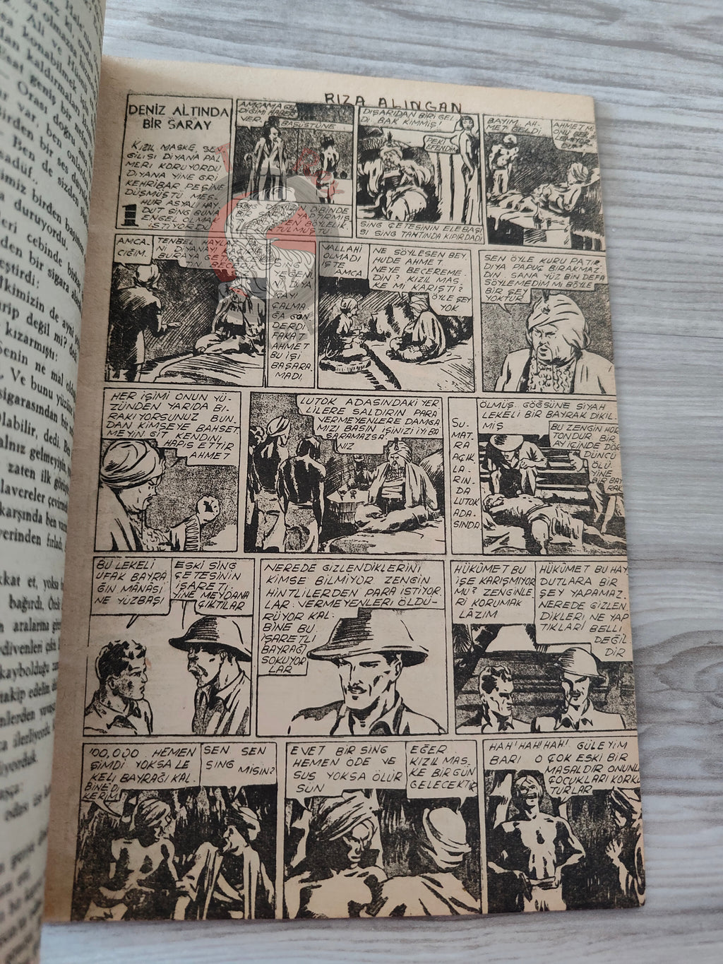 1001 Roman 1943 The Phantom - The Singh Brotherhood Turkish Comic Mag Turkey