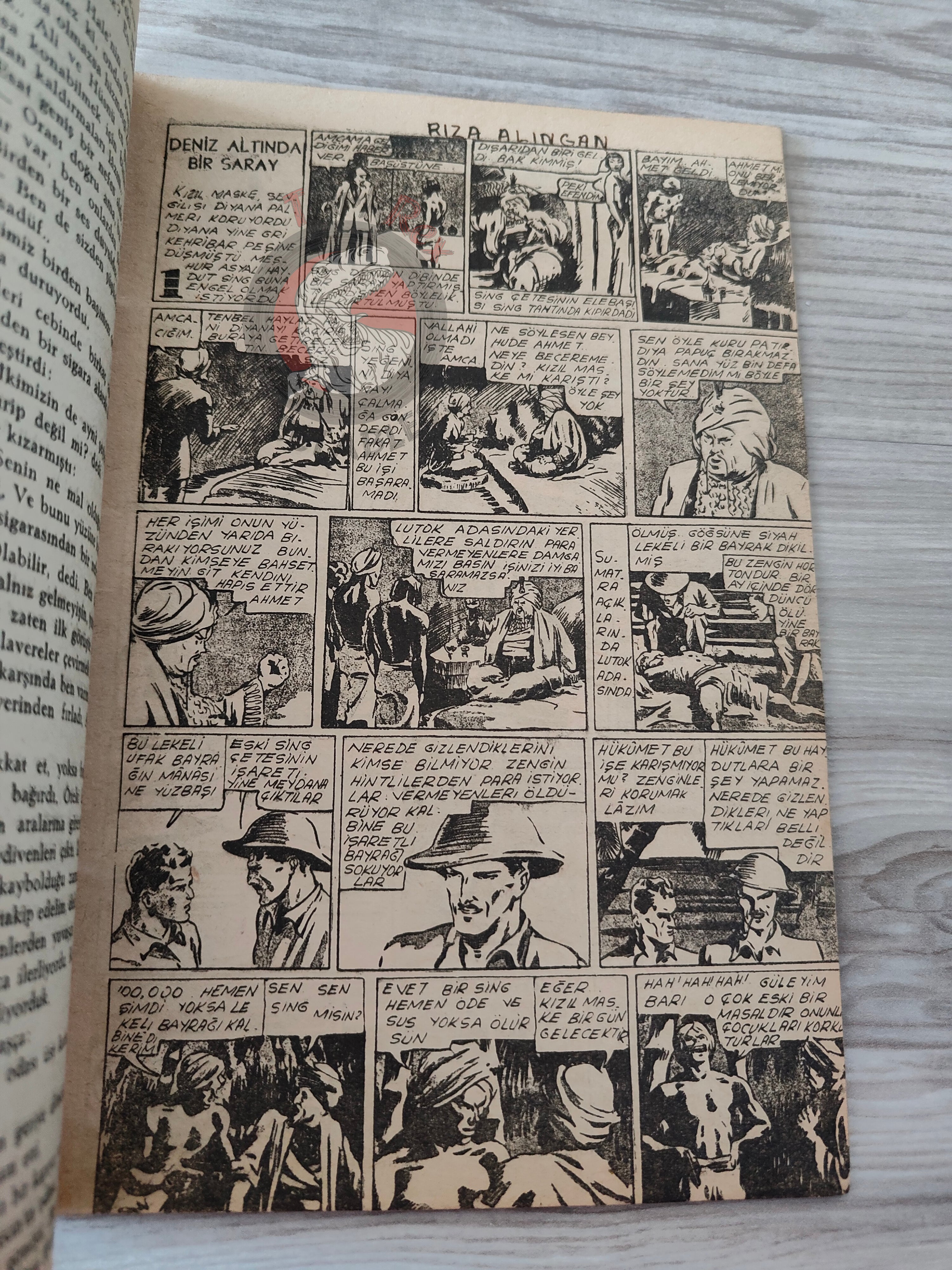 1001 Roman 1943 The Phantom - The Singh Brotherhood Turkish Comic Mag Turkey