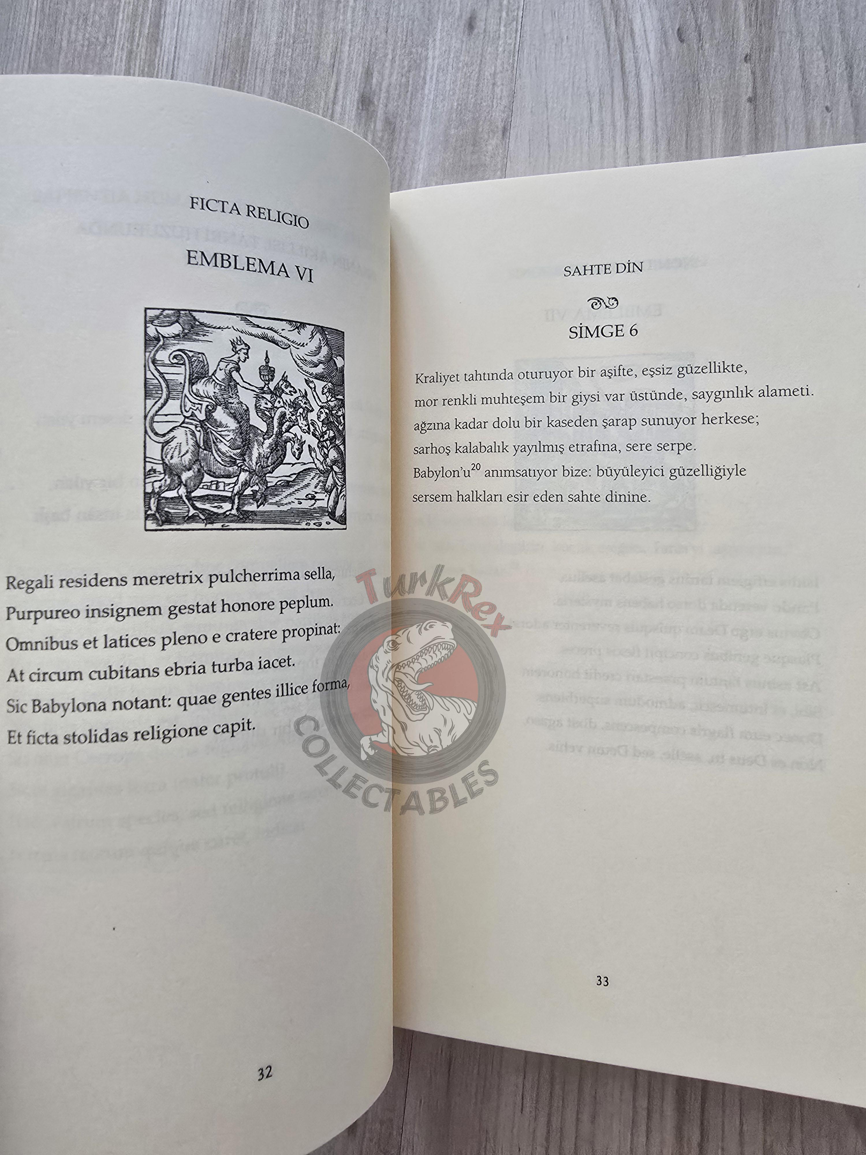 The Book of Emblems Andrea Alciatus Emblemata 2007 Turkish Book Turkey