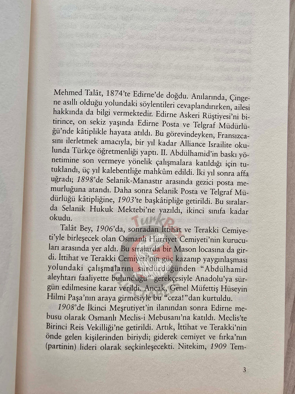 The Memoirs of Talat Pasha 2007 Turkish Book Turkey Ottoman Empire