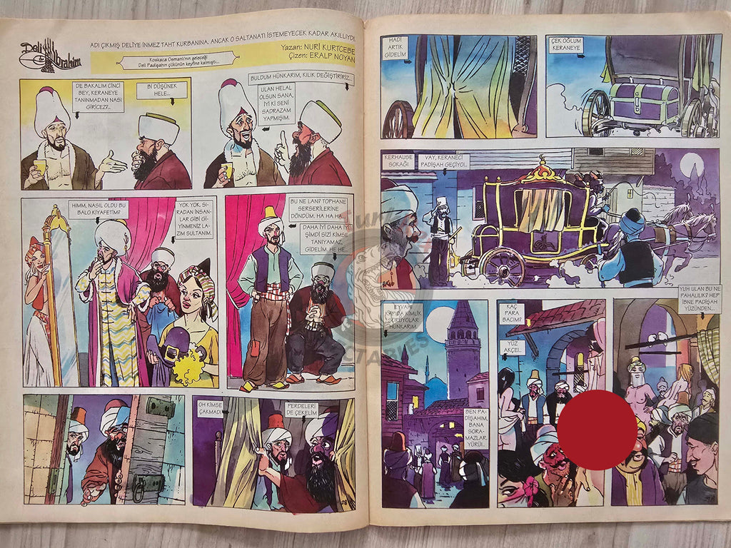 Eroskop #8 1993 Turkish Comic Turkey Erotic Mag La Contessa Rossa Georges Pichard
