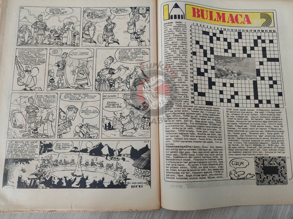 Asterix – Asterix the Gaul  80s Turkish Edition Comic Turkey