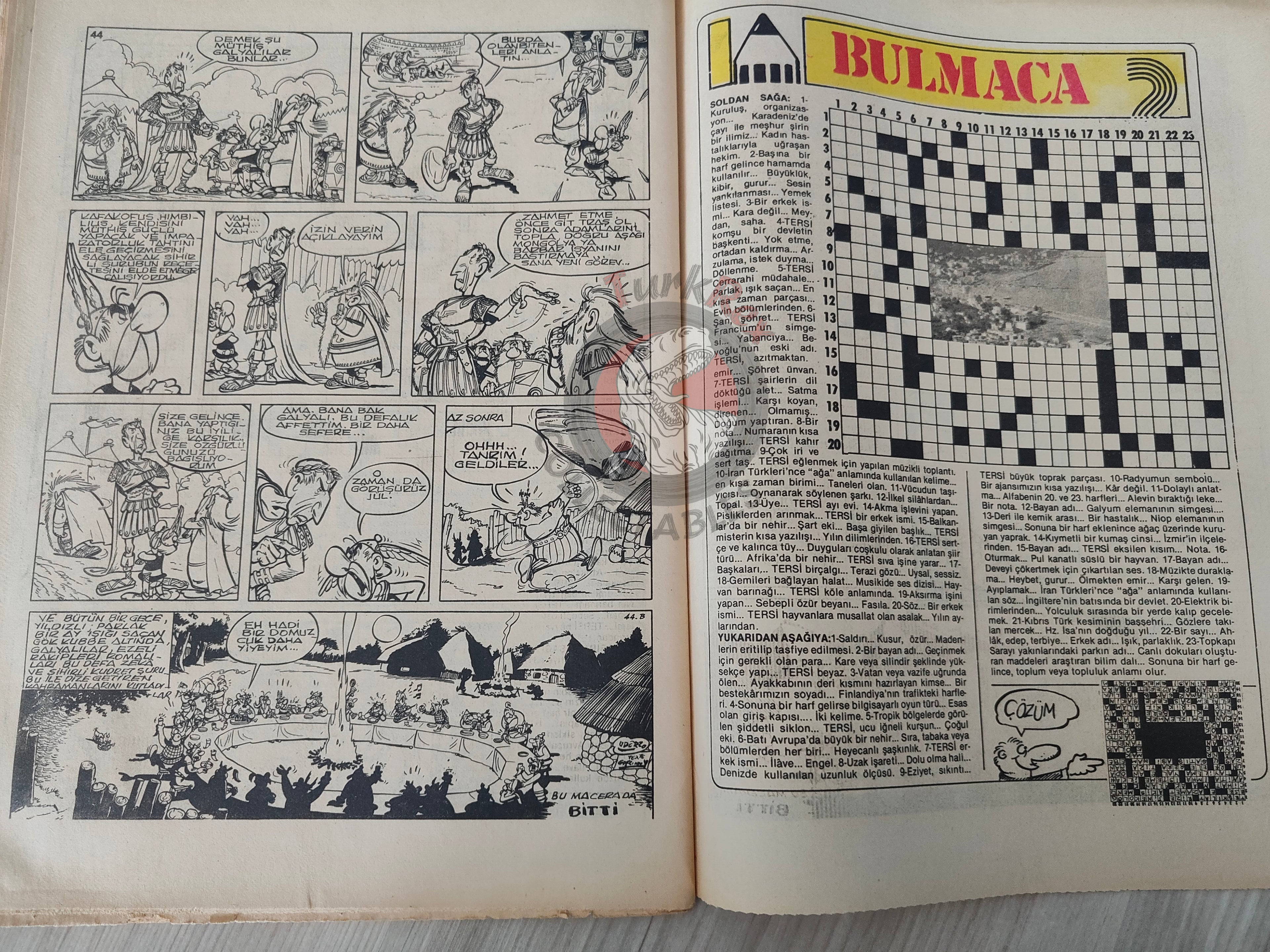 Asterix – Asterix the Gaul  80s Turkish Edition Comic Turkey