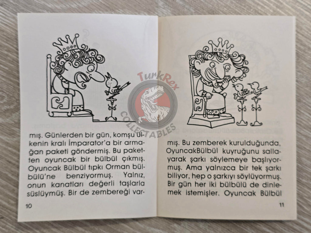 Hans Christian Andersen – The Nightingale 1994 Turkish Book Turkey Illustrated