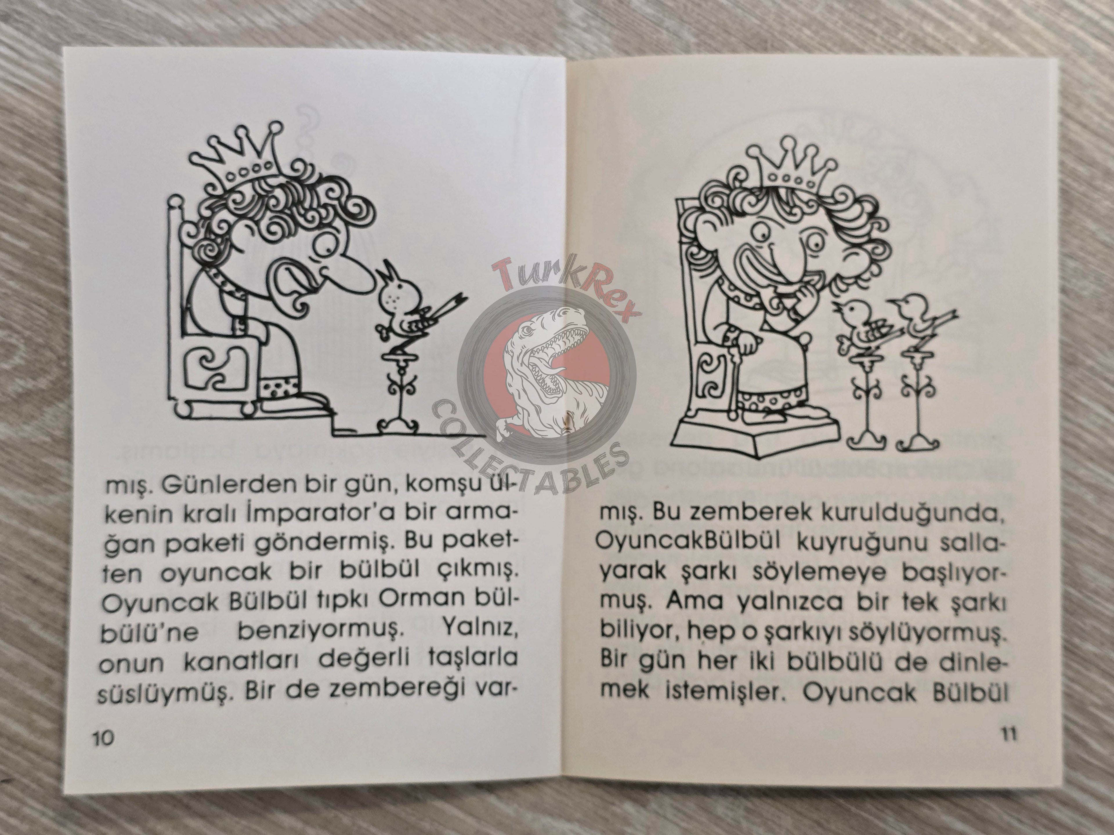 Hans Christian Andersen – The Nightingale 1994 Turkish Book Turkey Illustrated