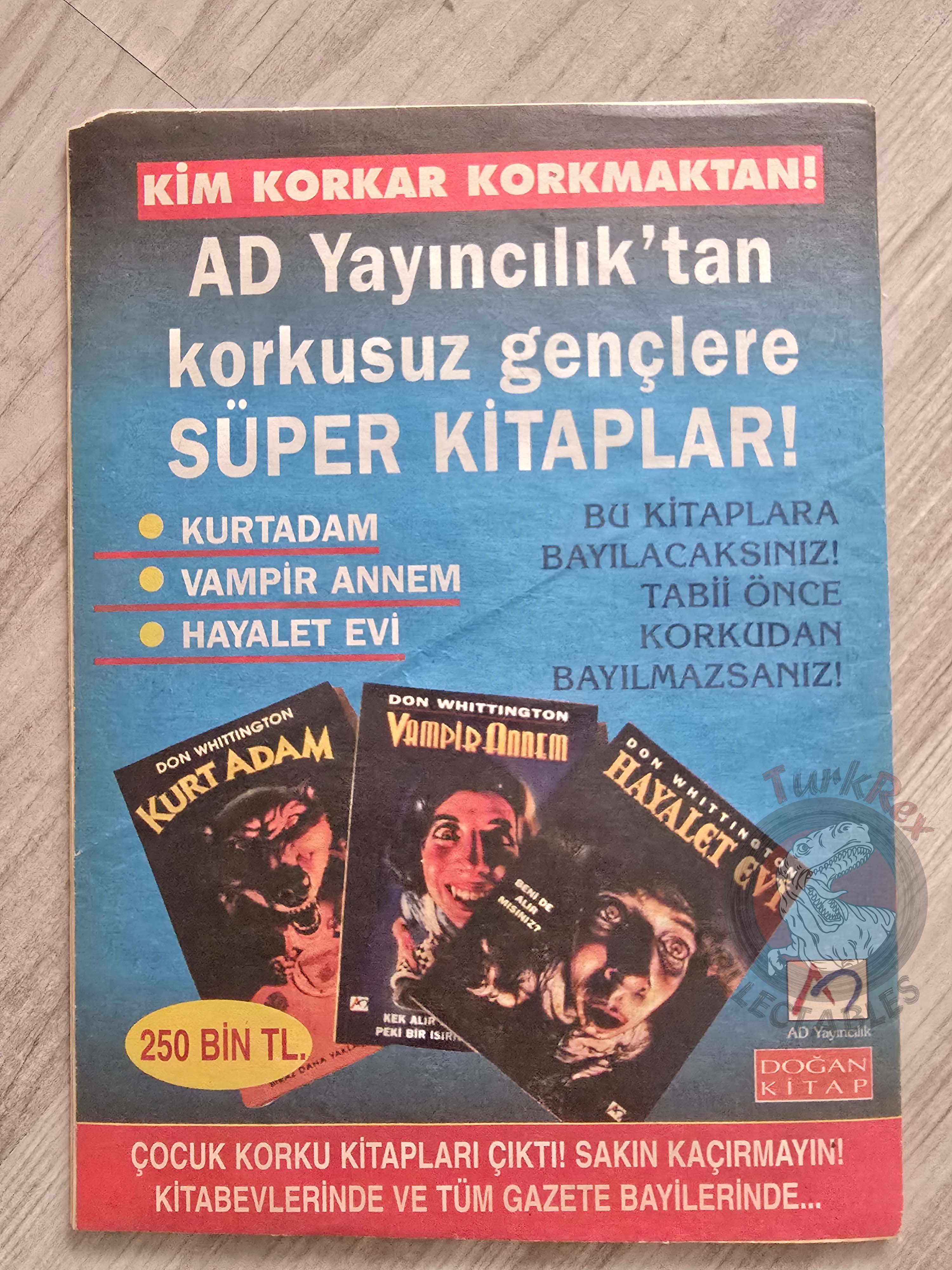 Mister No #1 1990s Sfida al Pantanal #155 Turkish Comic Turkey Bonelli