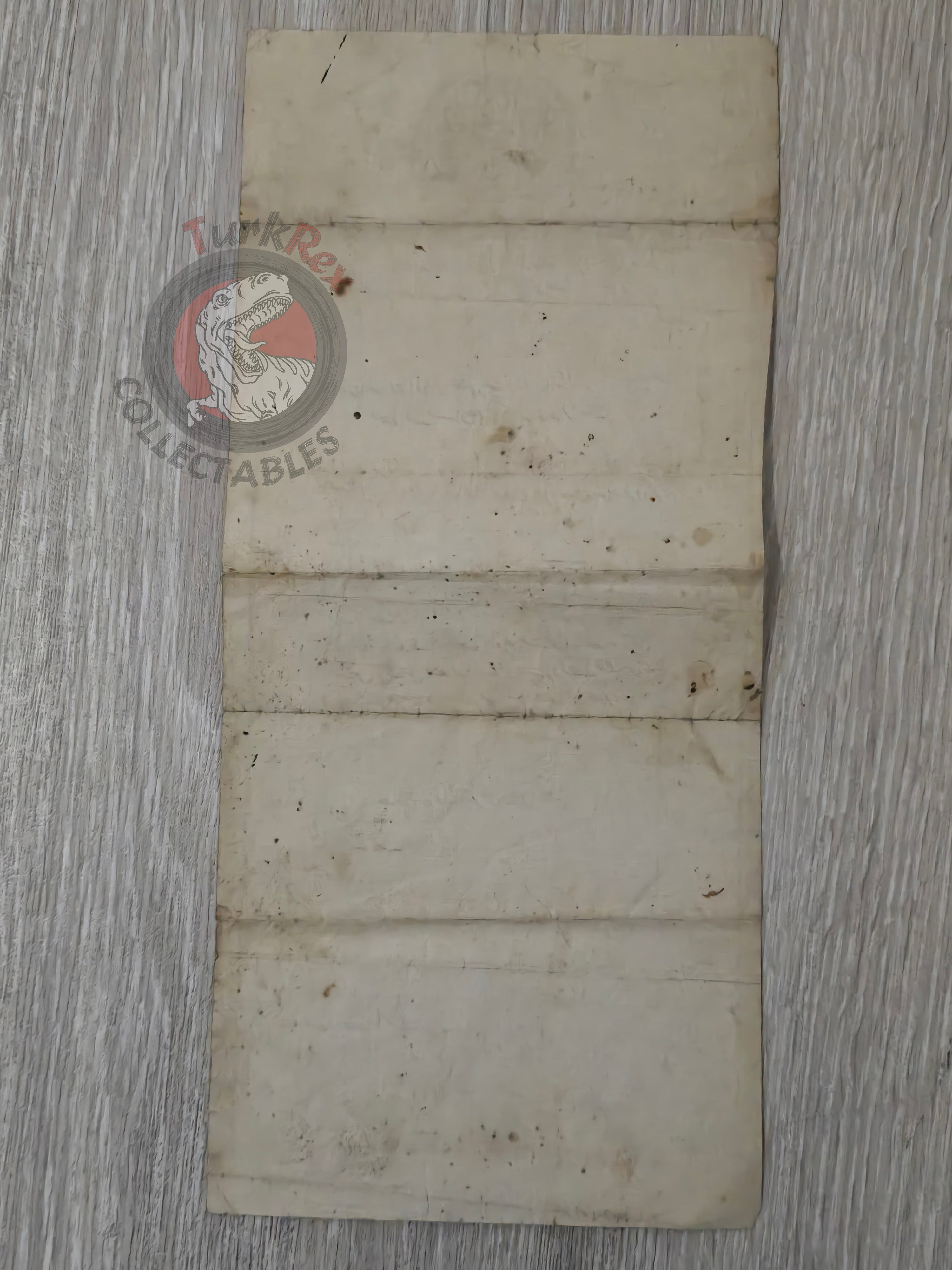 Ottoman 1897 Land Deed Agricultural Land in Tokat Title Deed