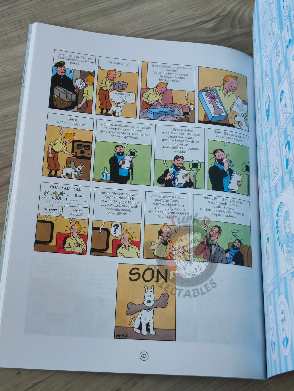 Tintin – The Crab with the Golden Claws 1998 Turkish Edition Comic Turkey 2nd YKY
