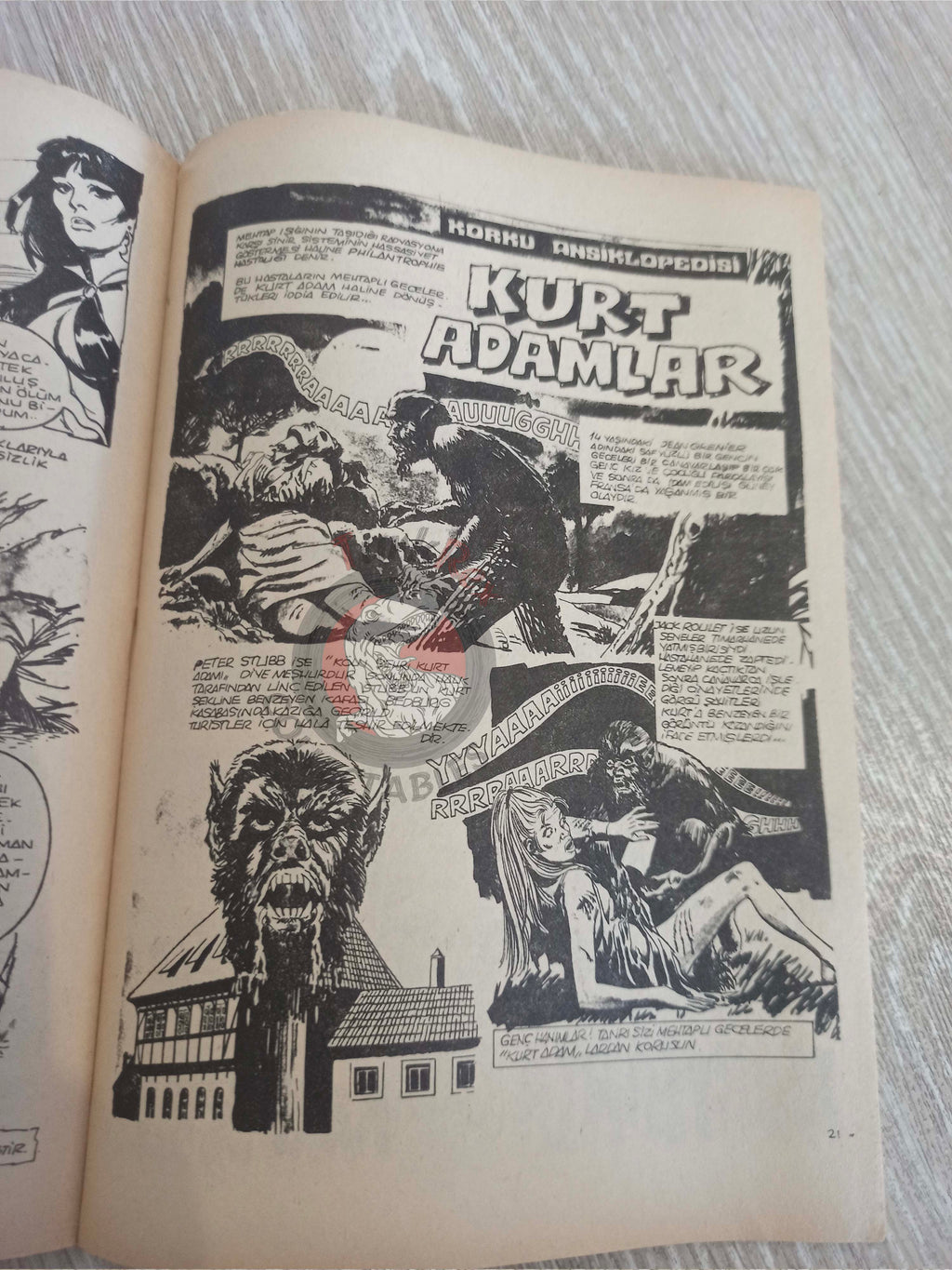 Vampirella #4 1976 Turkish Comic Turkey Warren Publishing cover #37 #14 #47