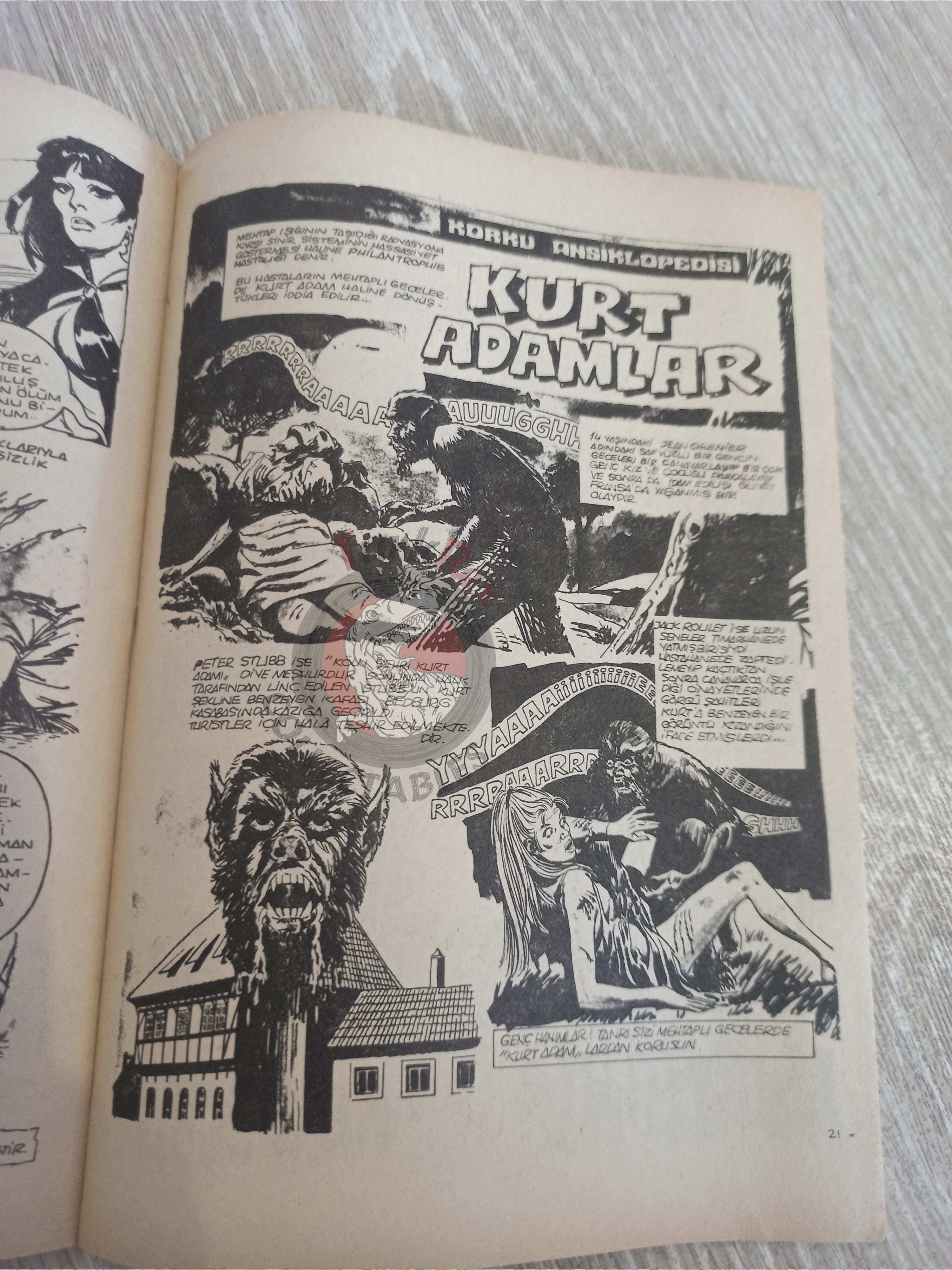 Vampirella #4 1976 Turkish Comic Turkey Warren Publishing cover #37 #14 #47