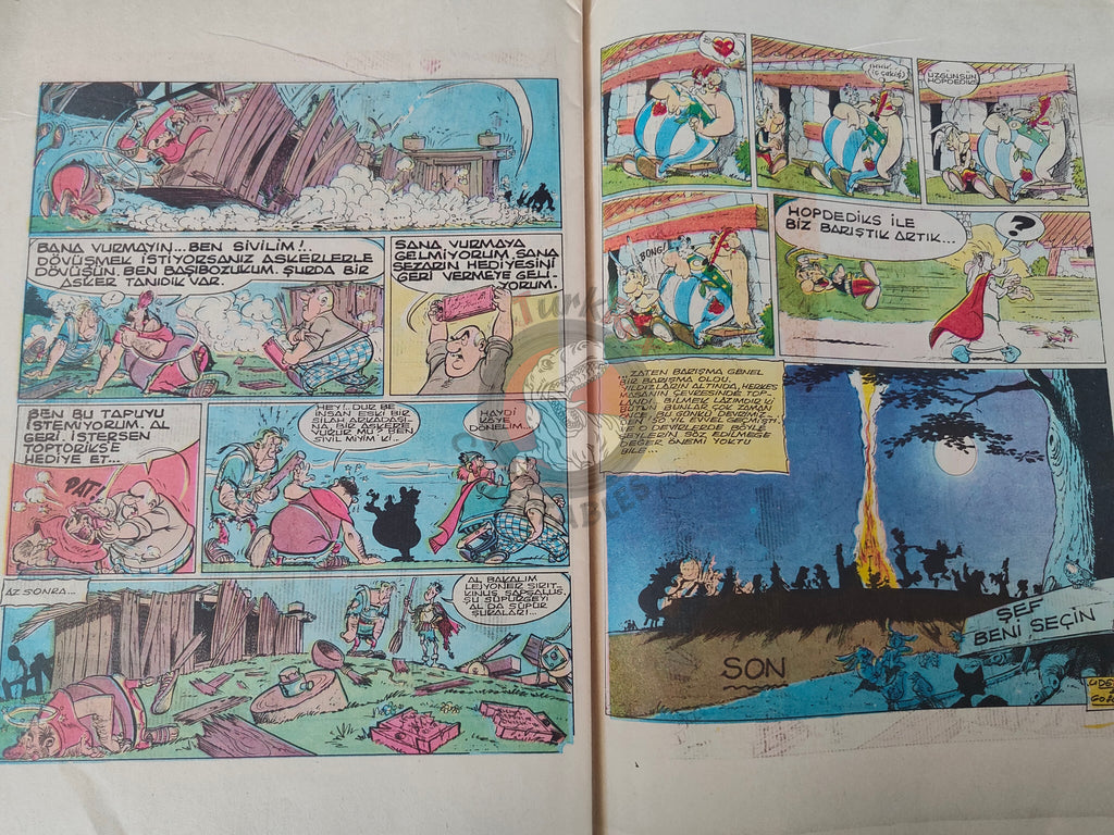 Asterix – Asterix and Caesar’s Gift 1986 Turkish Edition Comic Turkey