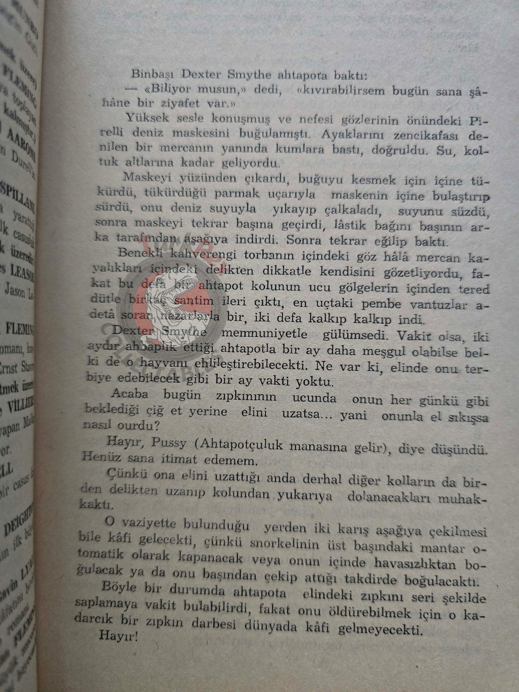 James Bond - The Octopussy 1966 1st Turkish Book Turkey Ian Fleming