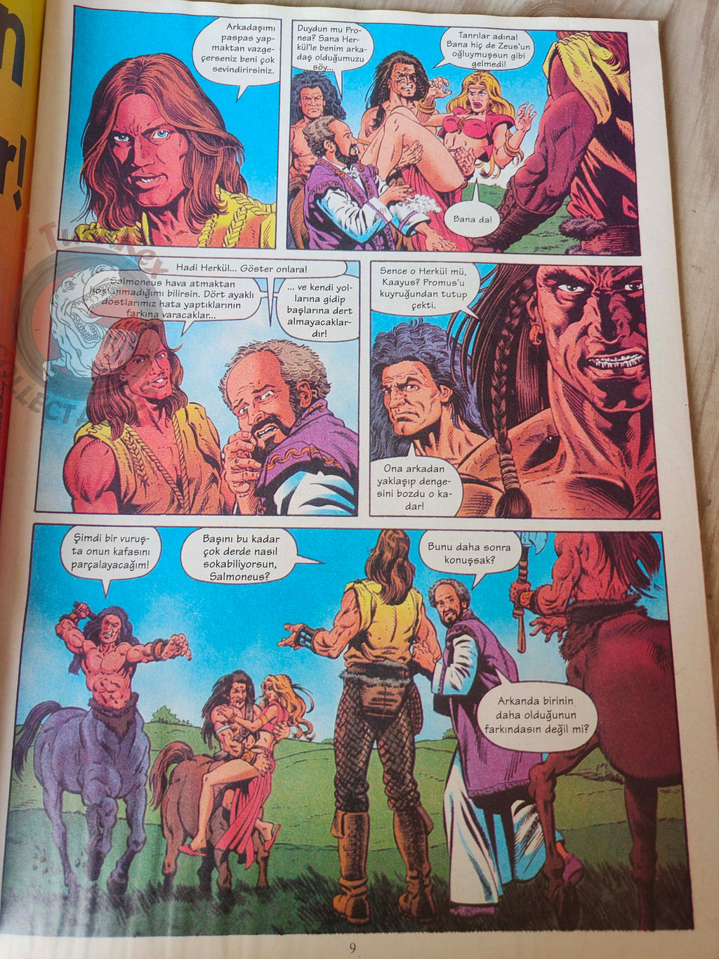 Hercules: The Legendary Journeys #1 Turkish Comic Turkey Topps 1997