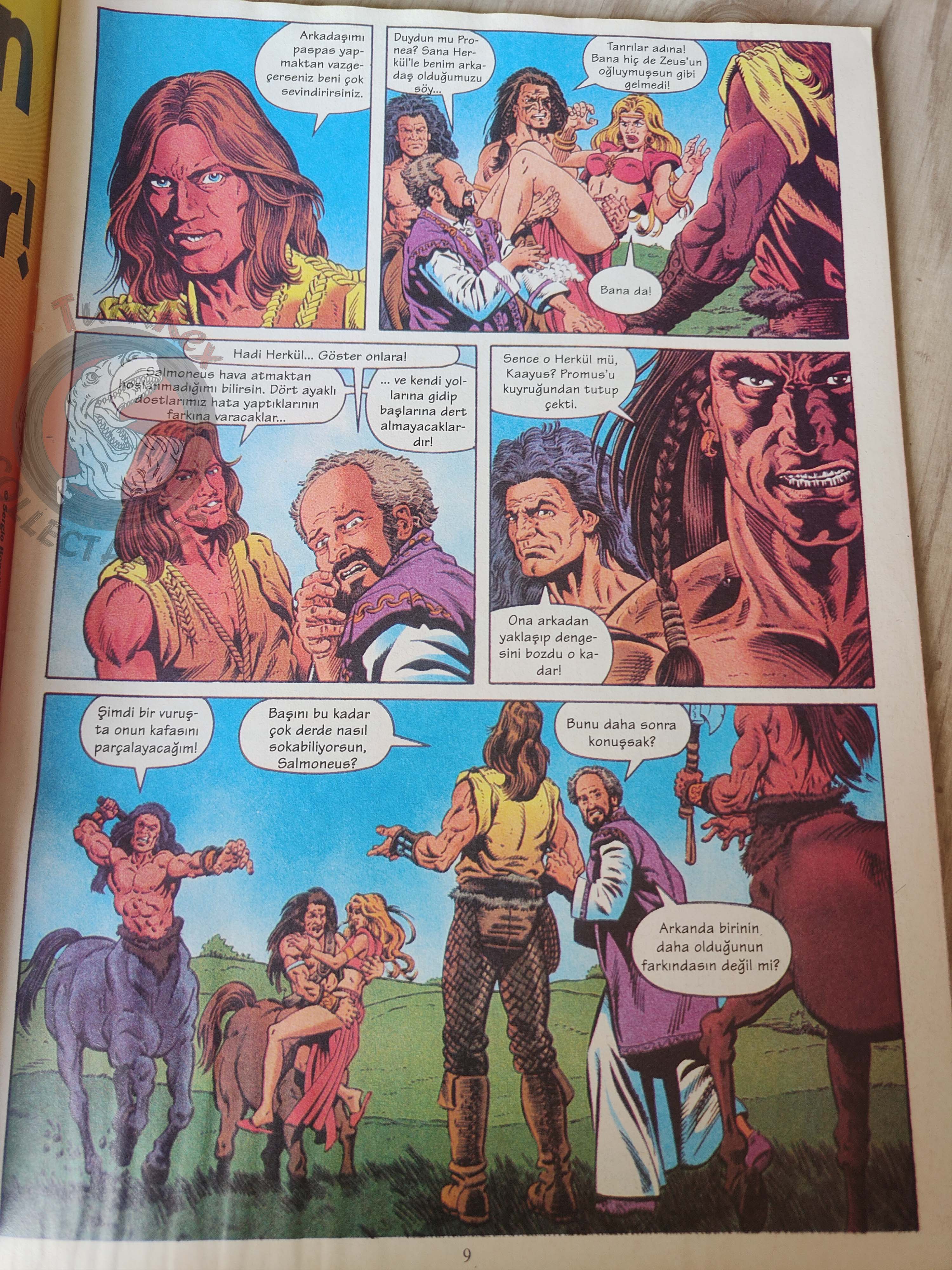 Hercules: The Legendary Journeys #1 Turkish Comic Turkey Topps 1997