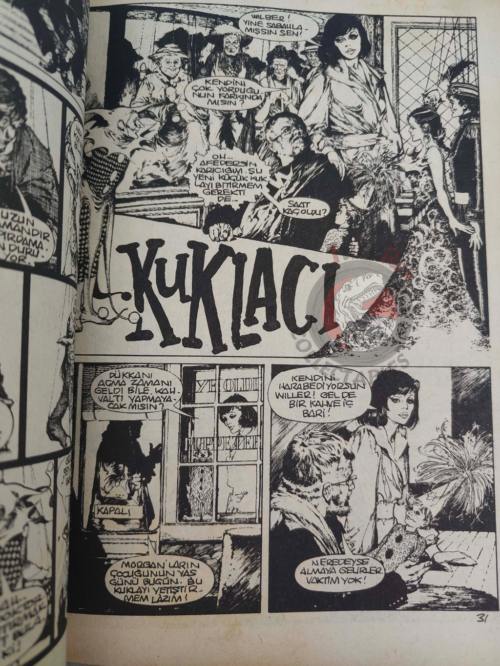 Korku August 1977 Turkish Comic Turkey Frank Frazetta Warren Creepy Eerie