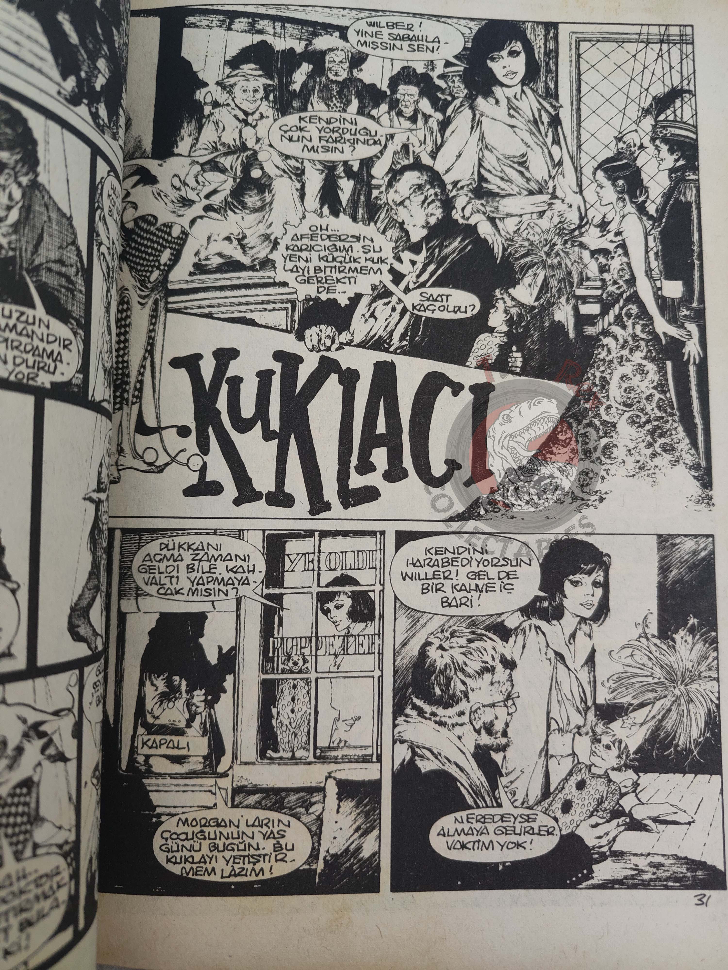 Korku August 1977 Turkish Comic Turkey Frank Frazetta Warren Creepy Eerie