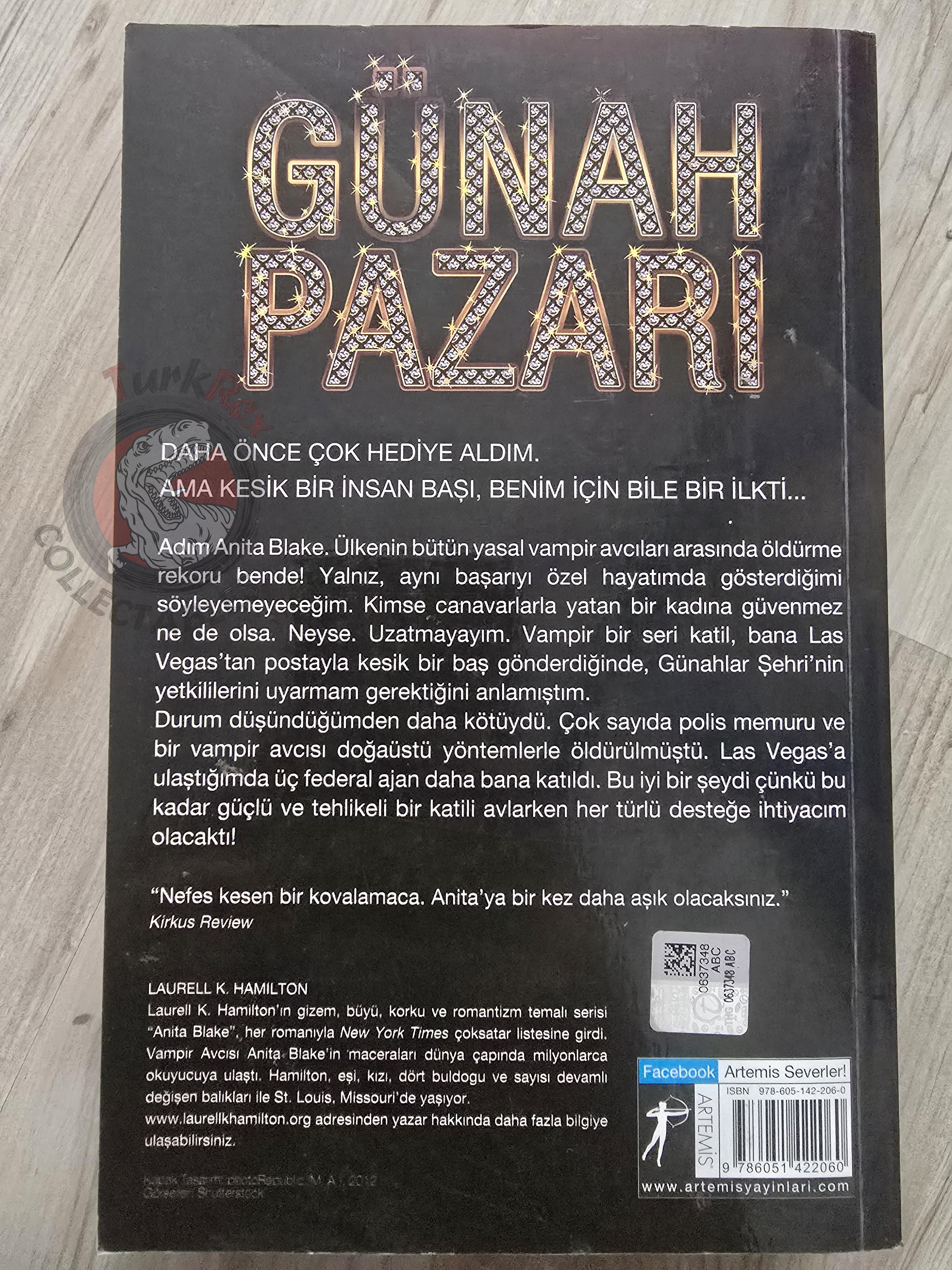 Laurell K. Hamilton – Skin Trade 2012 1st Turkish Book Turkey Anita Blake: Vampire Hunter
